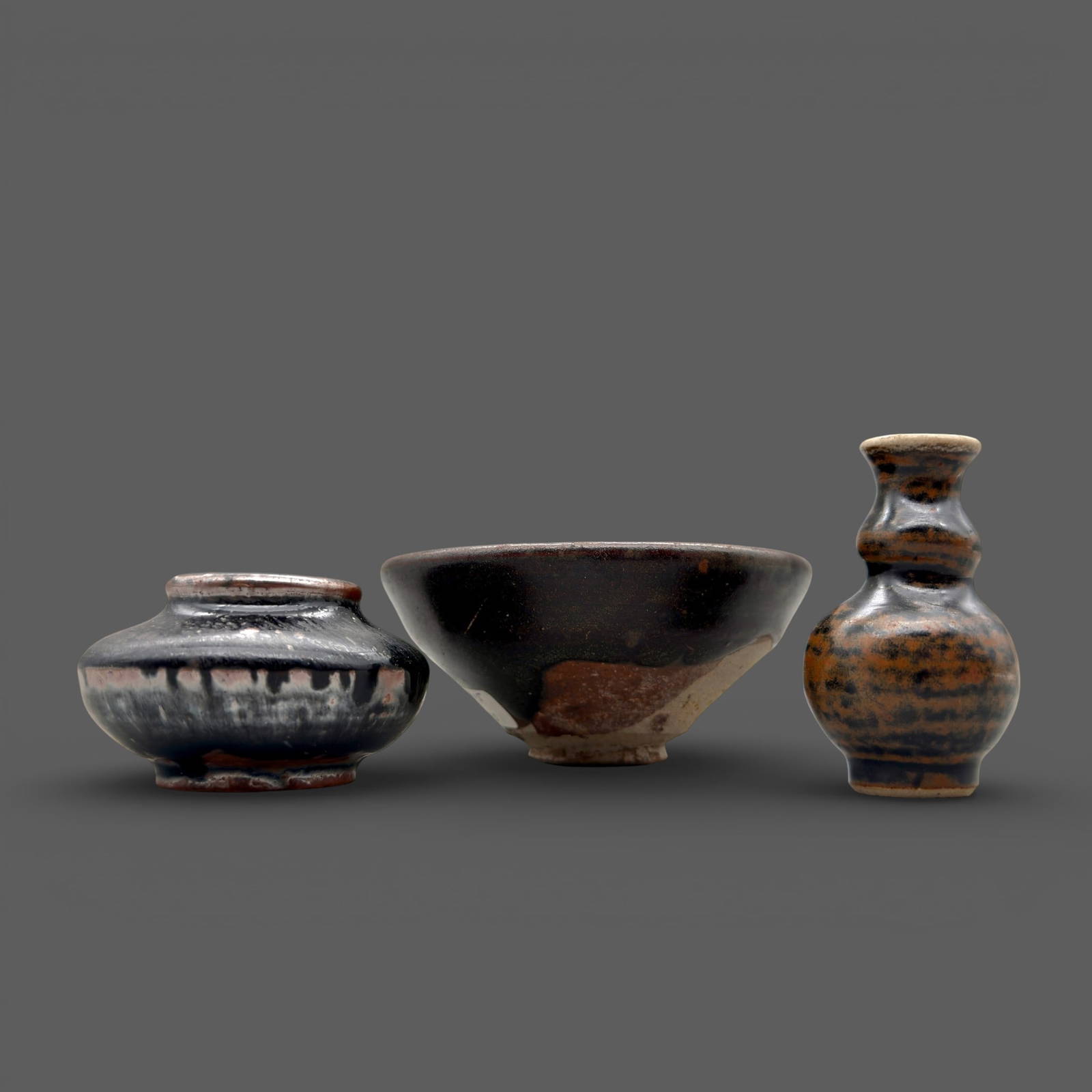 Three Cizhou Ware Small Vessels