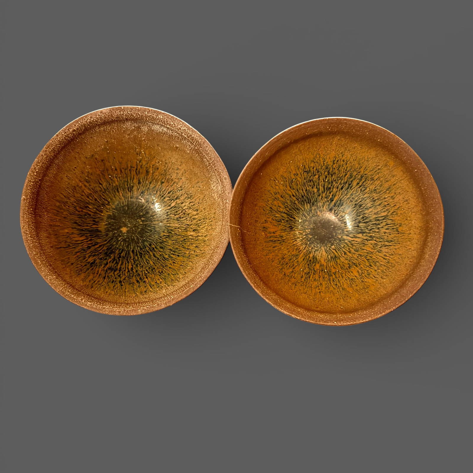 A Pair of Jian \"Hares Fur\" Bowls