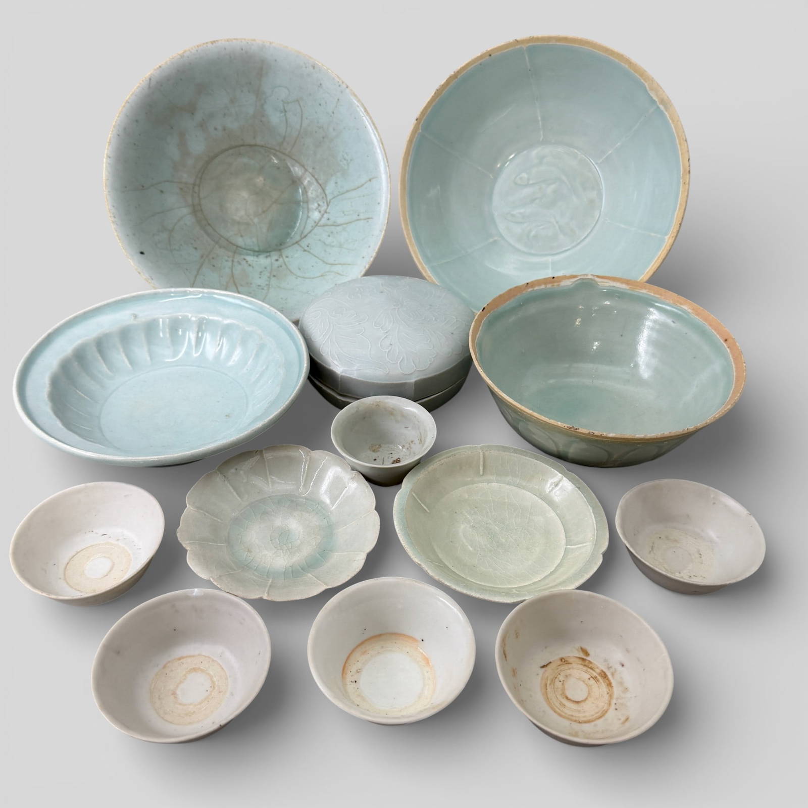Collection of Qingbai Ware Examples