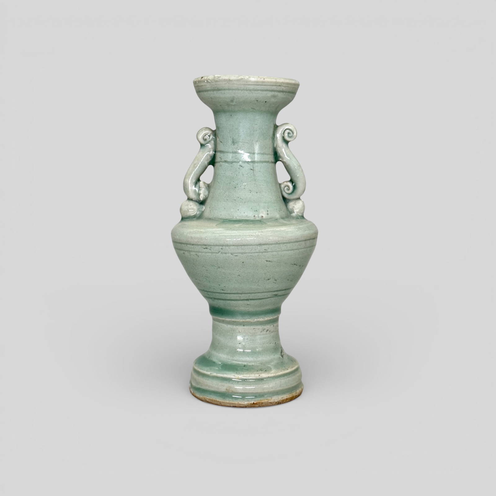 Longquan Celadon Two-Handles Vase