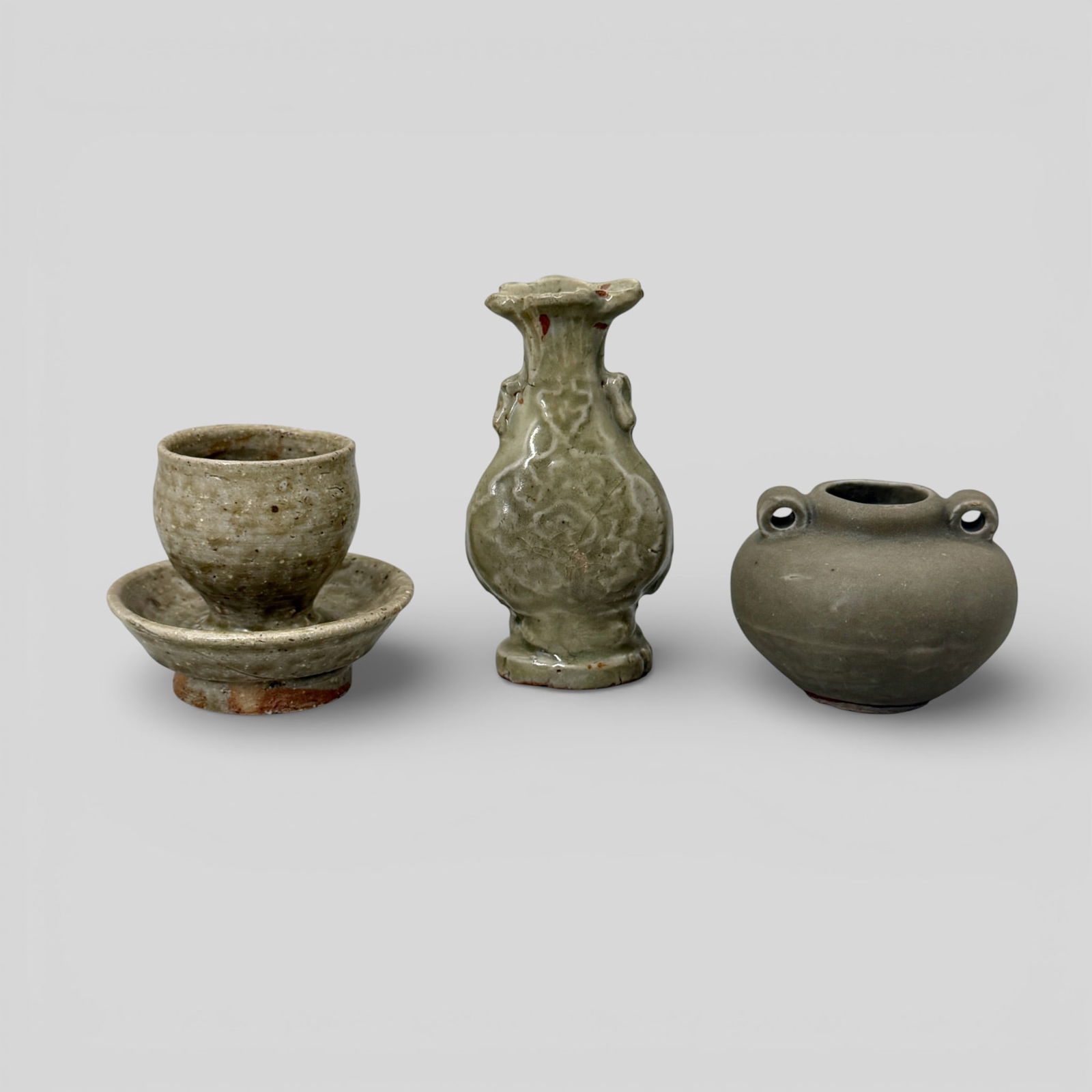 Three Longquan Celadon Pieces (1 of 14)