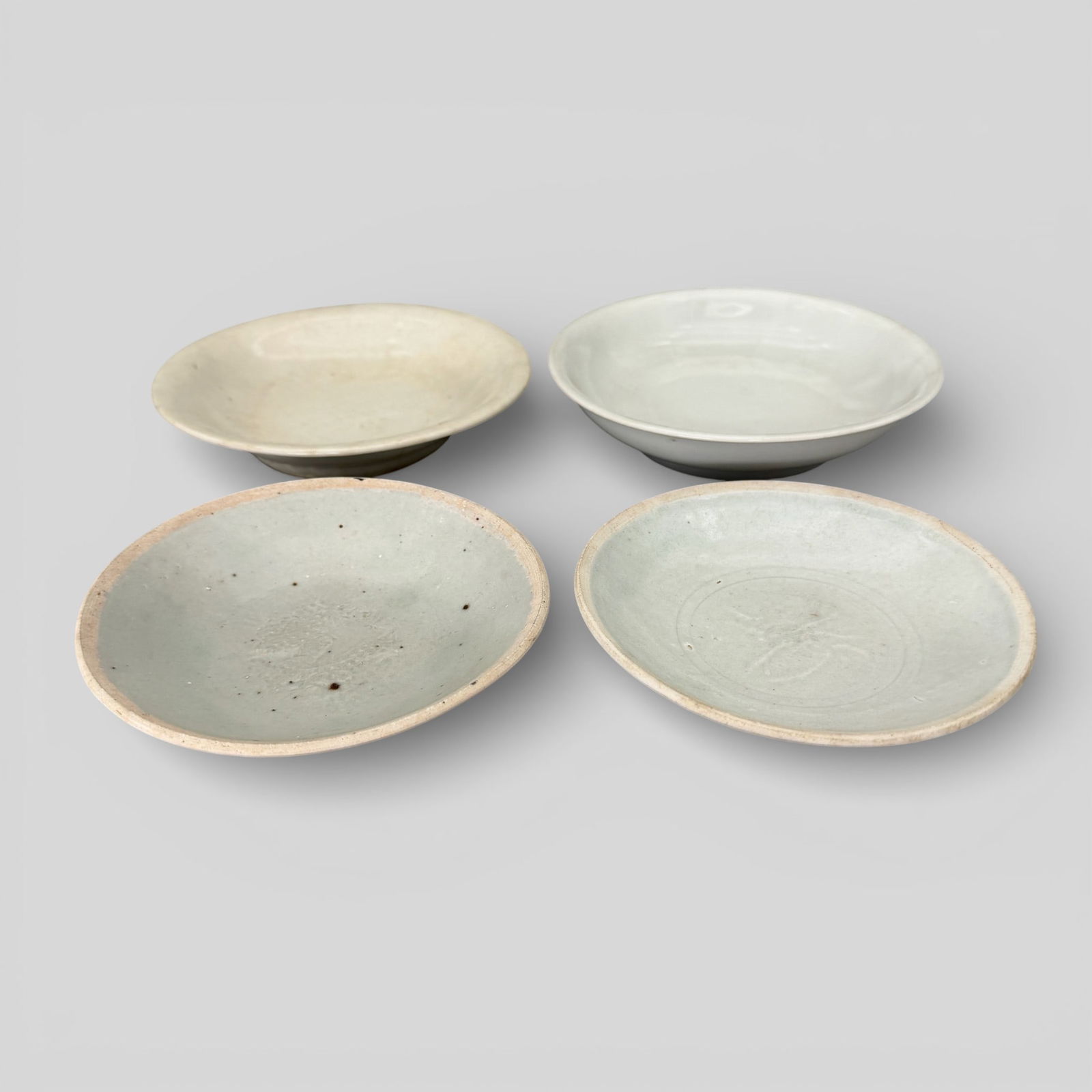 Group of Four Celadon Song/Yuan Bowls (1 of 7)
