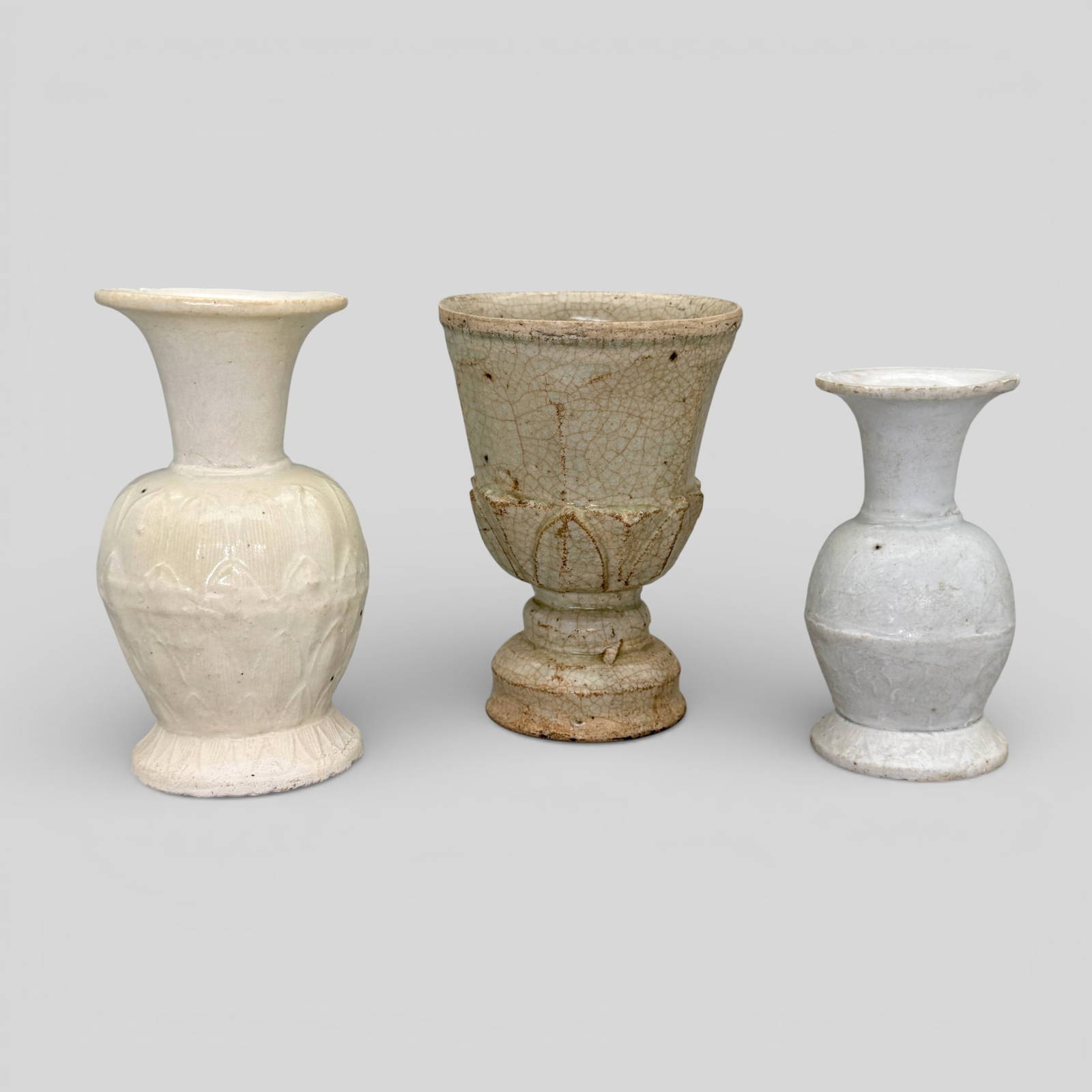 Three Song/Yuan Celadon Vessels