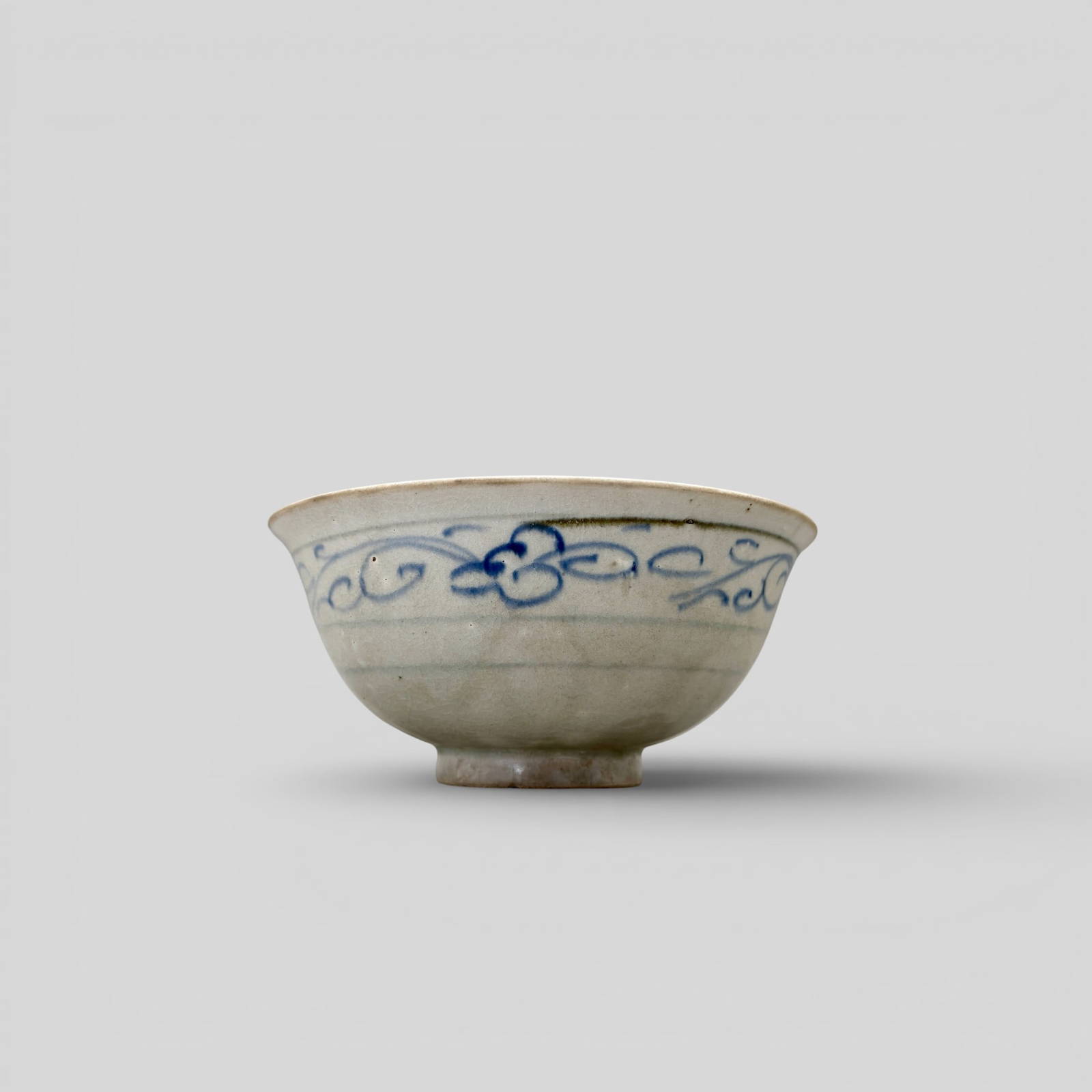 Porcelain Bowl with Underglaze Blue, Yuan
