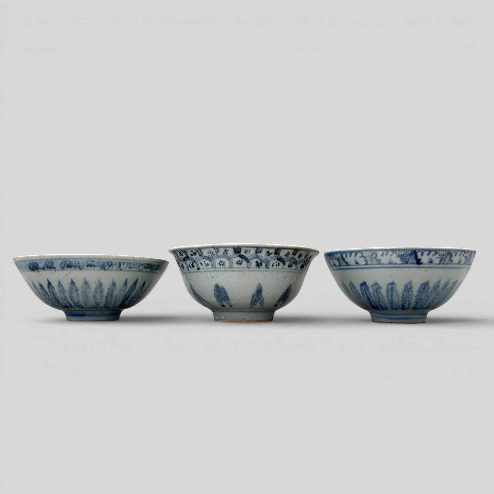 Three Ming Dynasty Bowls