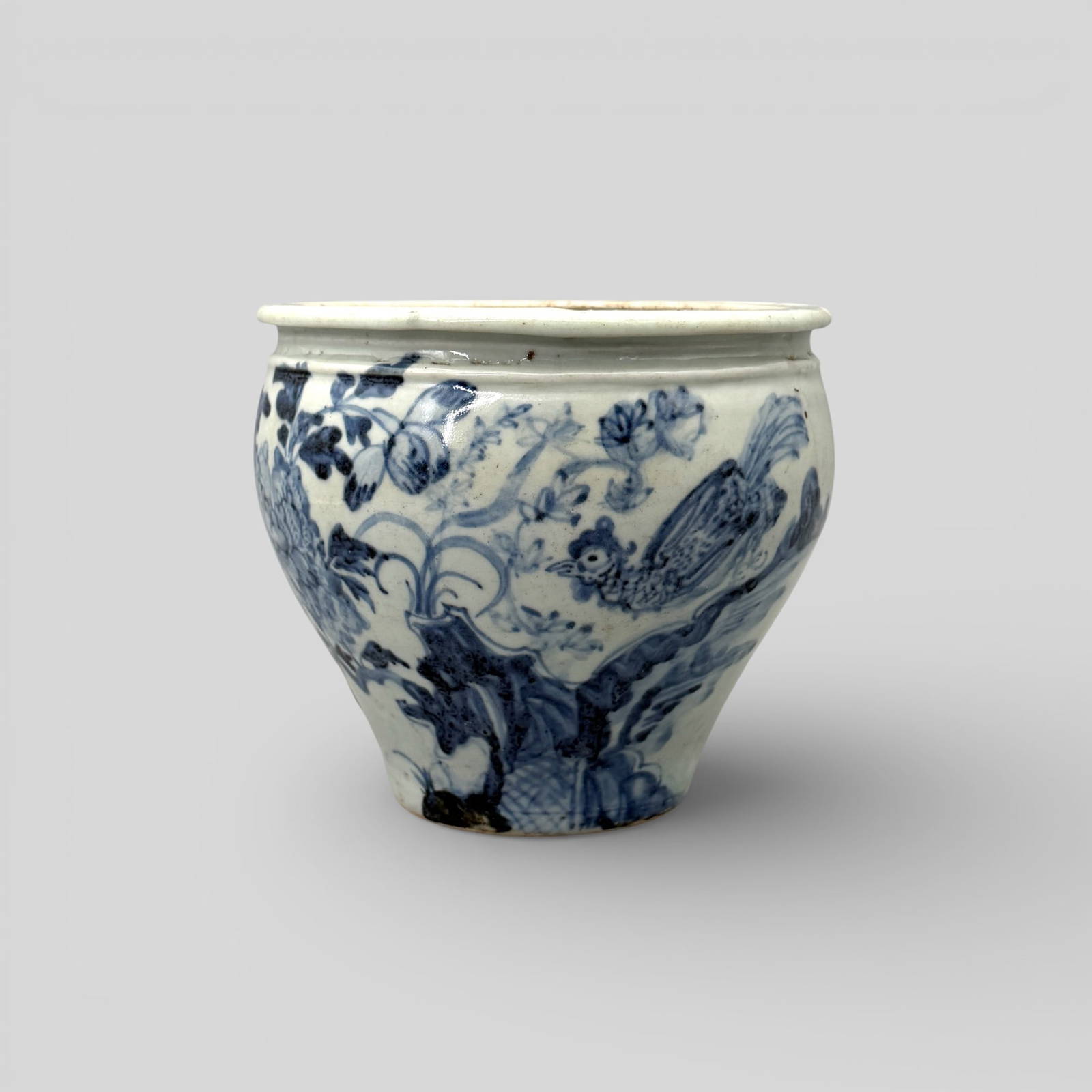 Ming Dynasty Chicken Decorated Planter