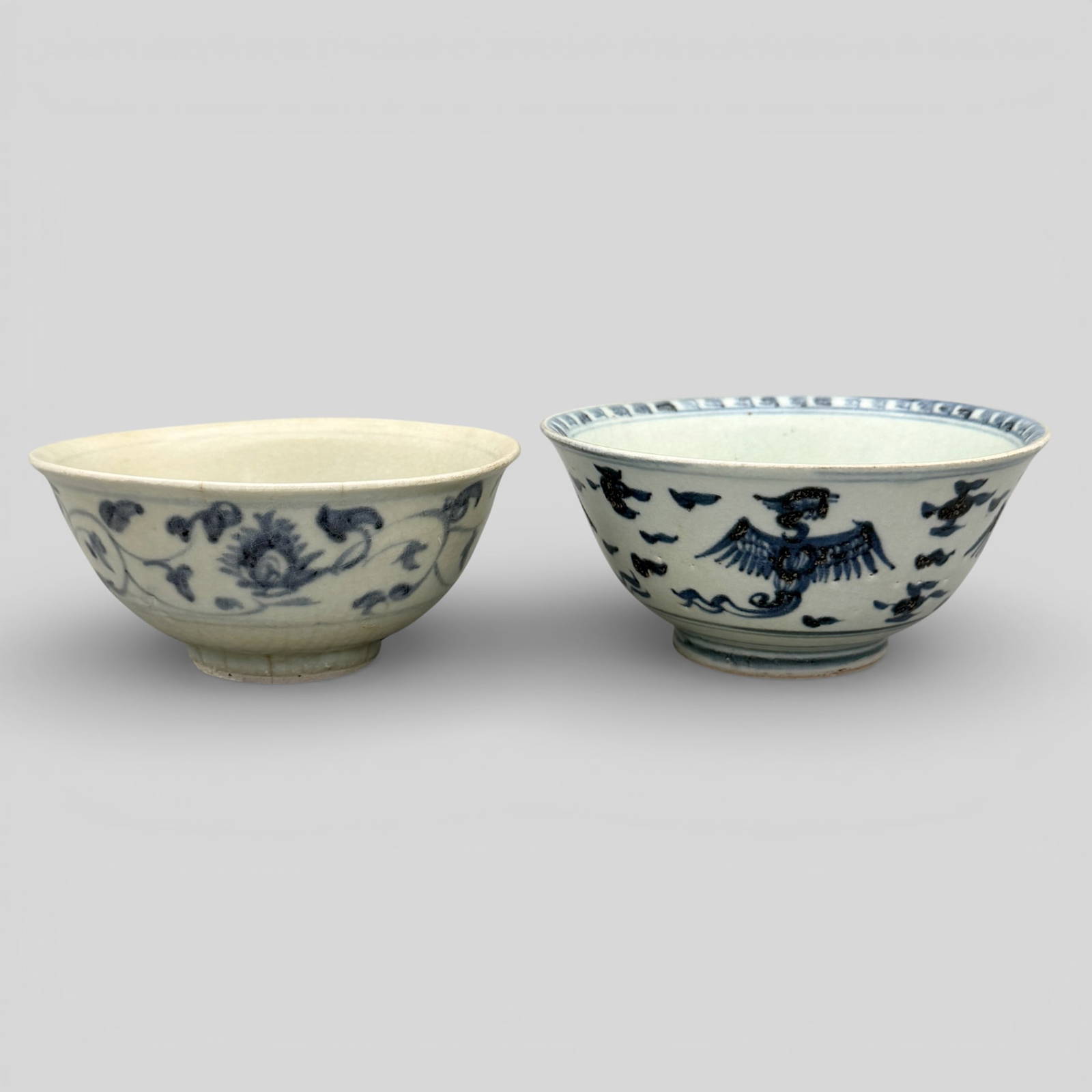 Pair of Ming Blue and White Bowls, Williams Collection Reference