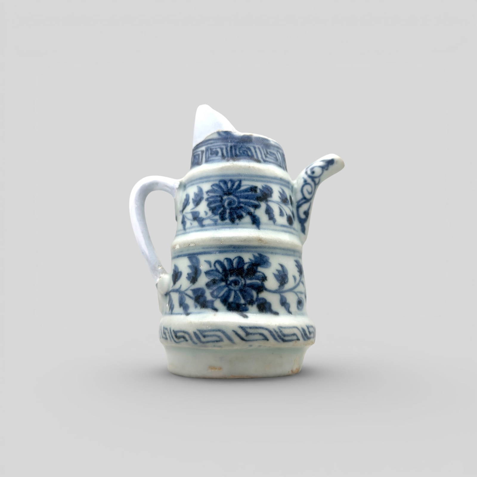 Ming Period Blue and White Teapot