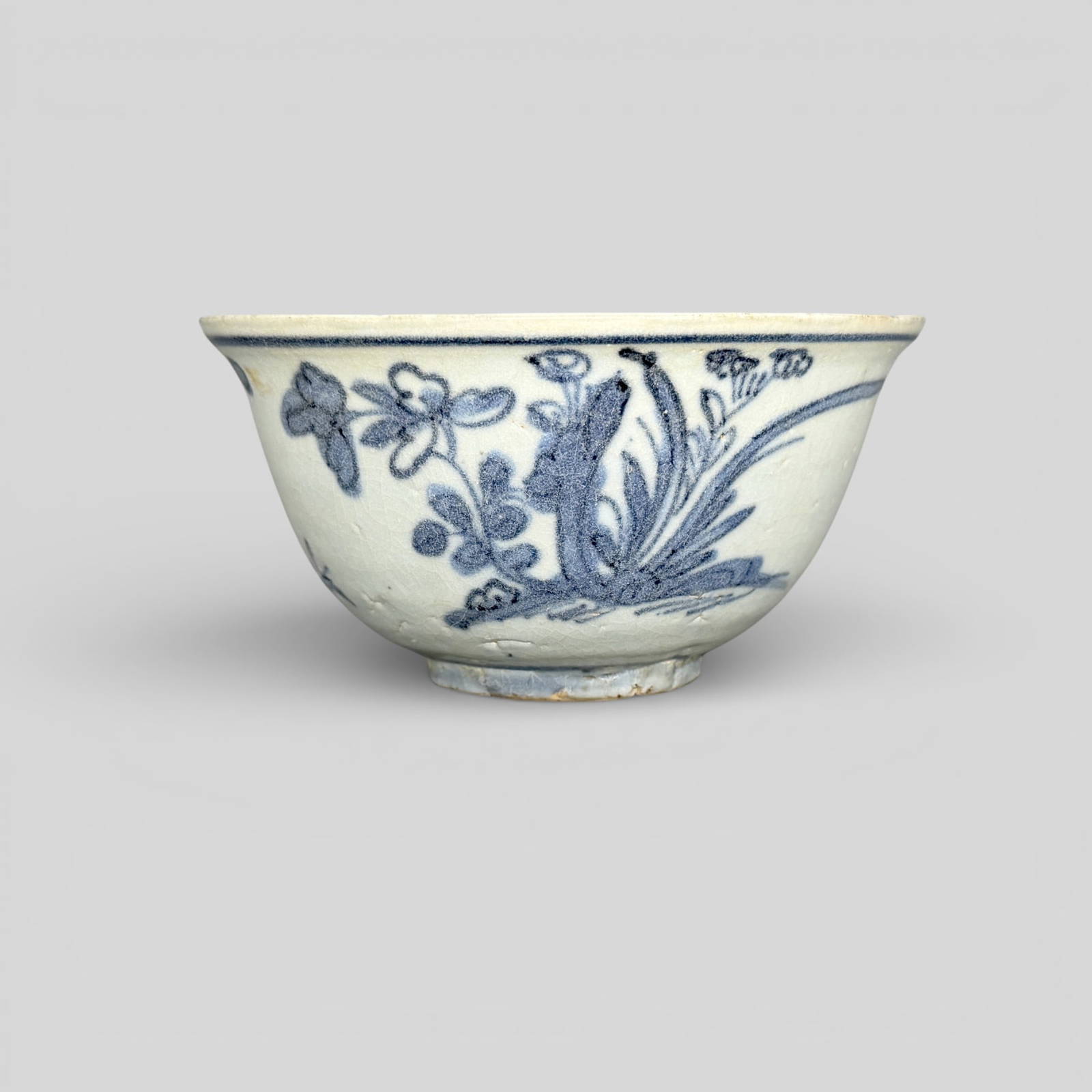 Three Ming Blue and White Bowls
