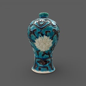 Ming Dynasty Fahua Lotus Vase