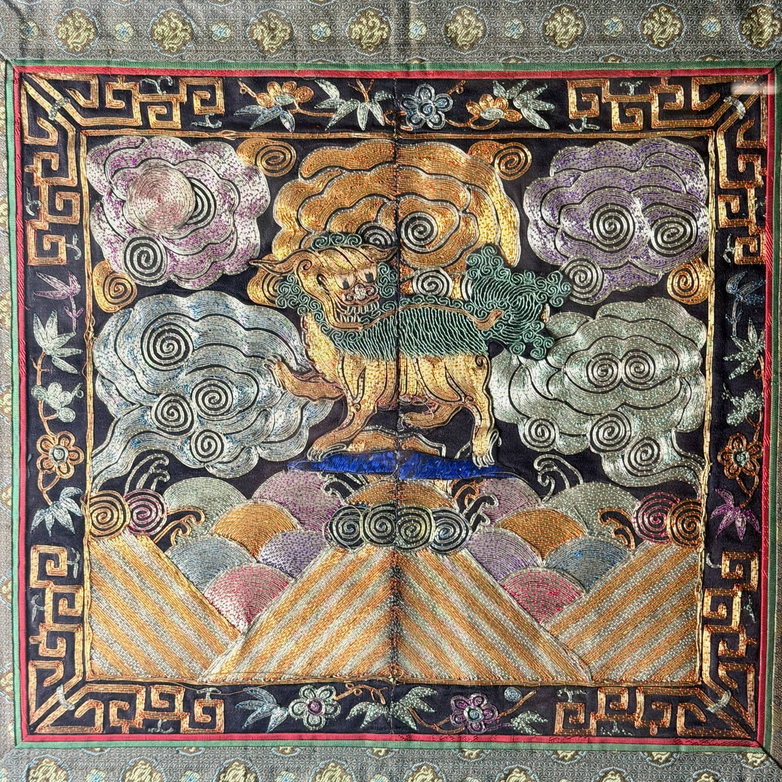 Rare Chinese Qing Dynasty Military Rank Badge