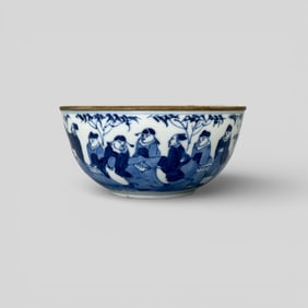 Qing Dynasty Scholar's Bowl