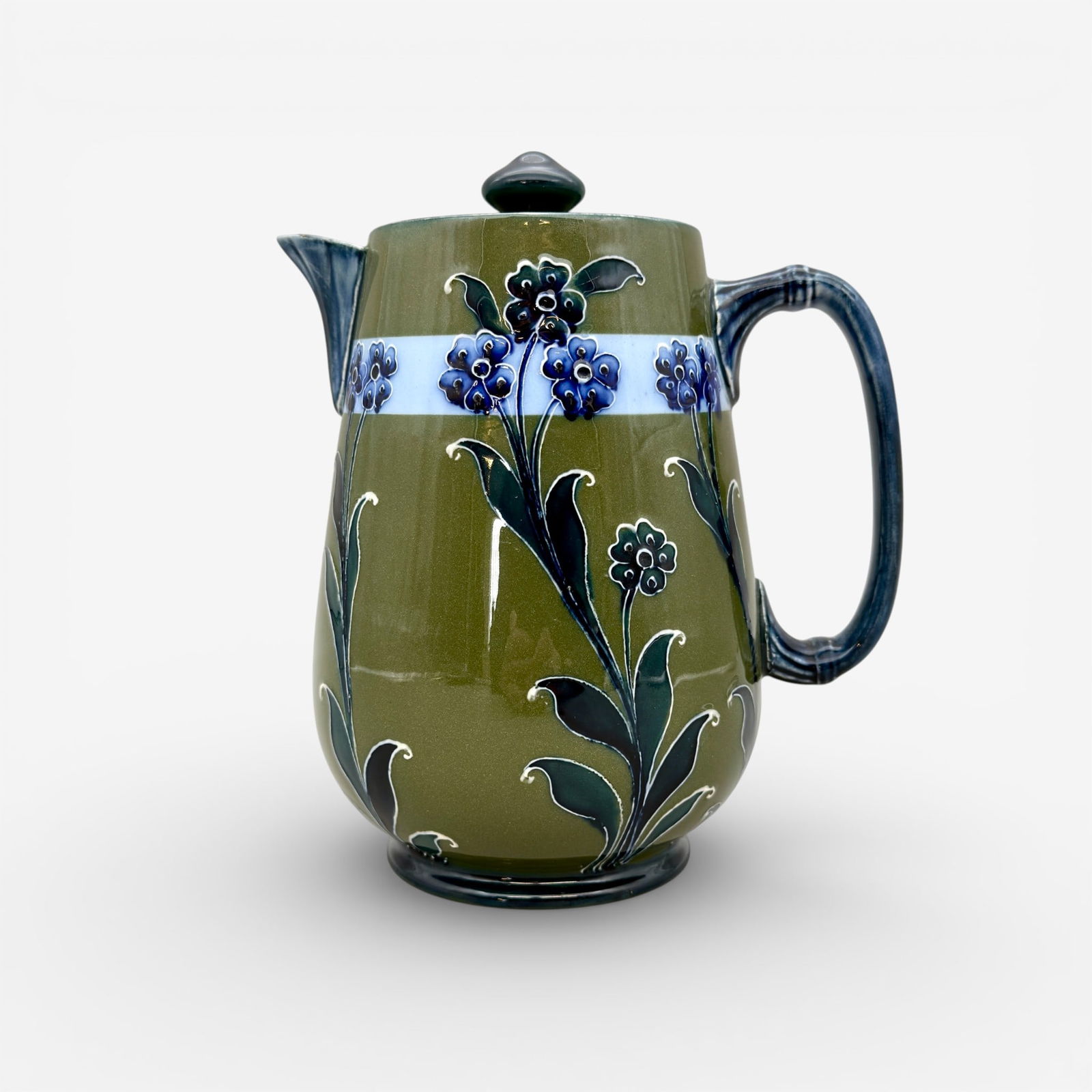 Moorcroft-McIntyre early tableware teapot with lid (1 of 4)