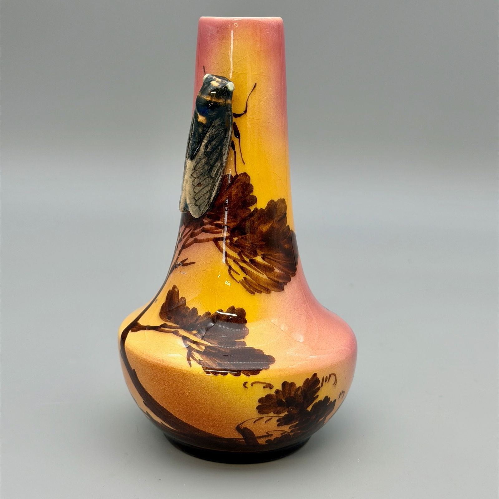 Two Louis Sicard "Cicada" vases - 4