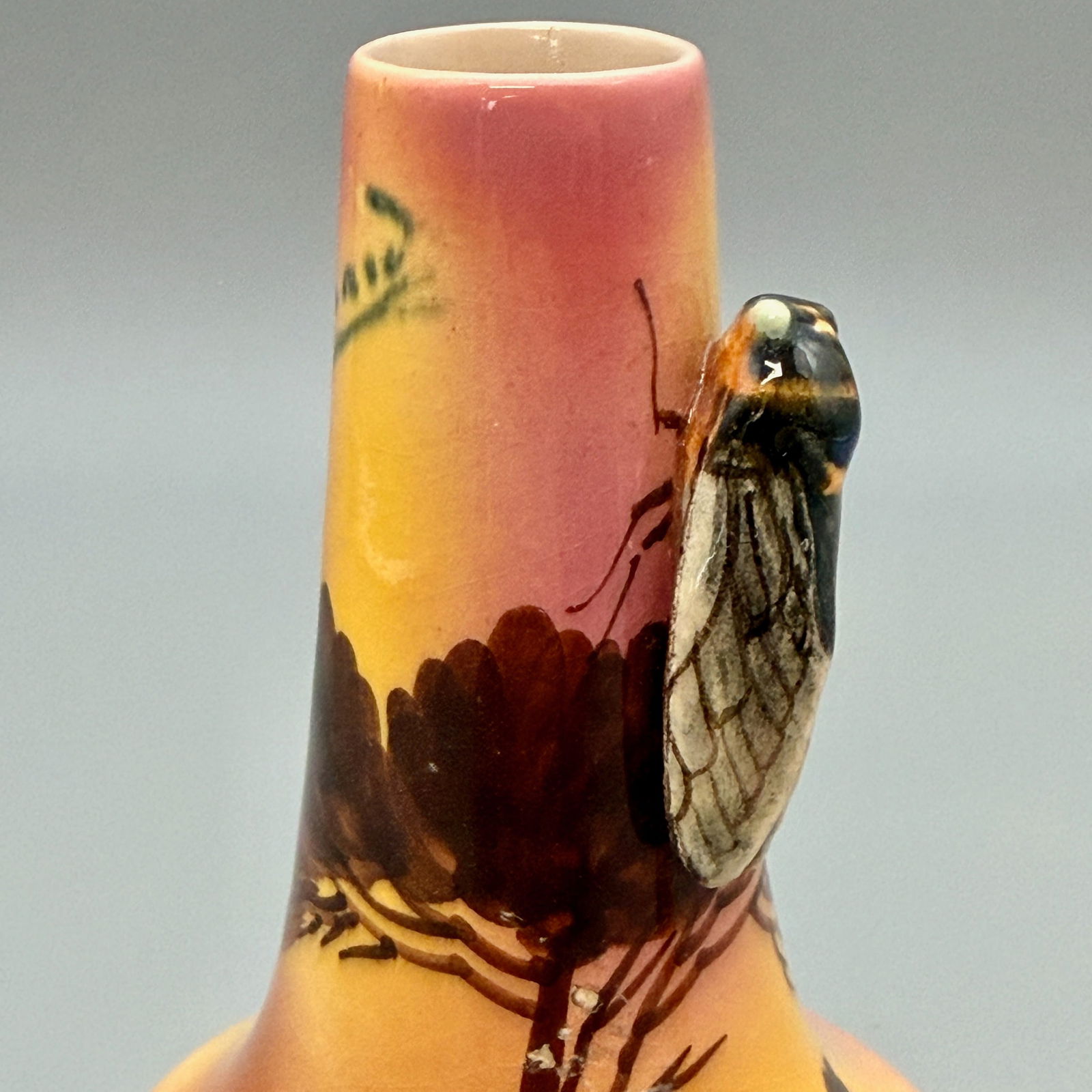 Two Louis Sicard "Cicada" vases - 5