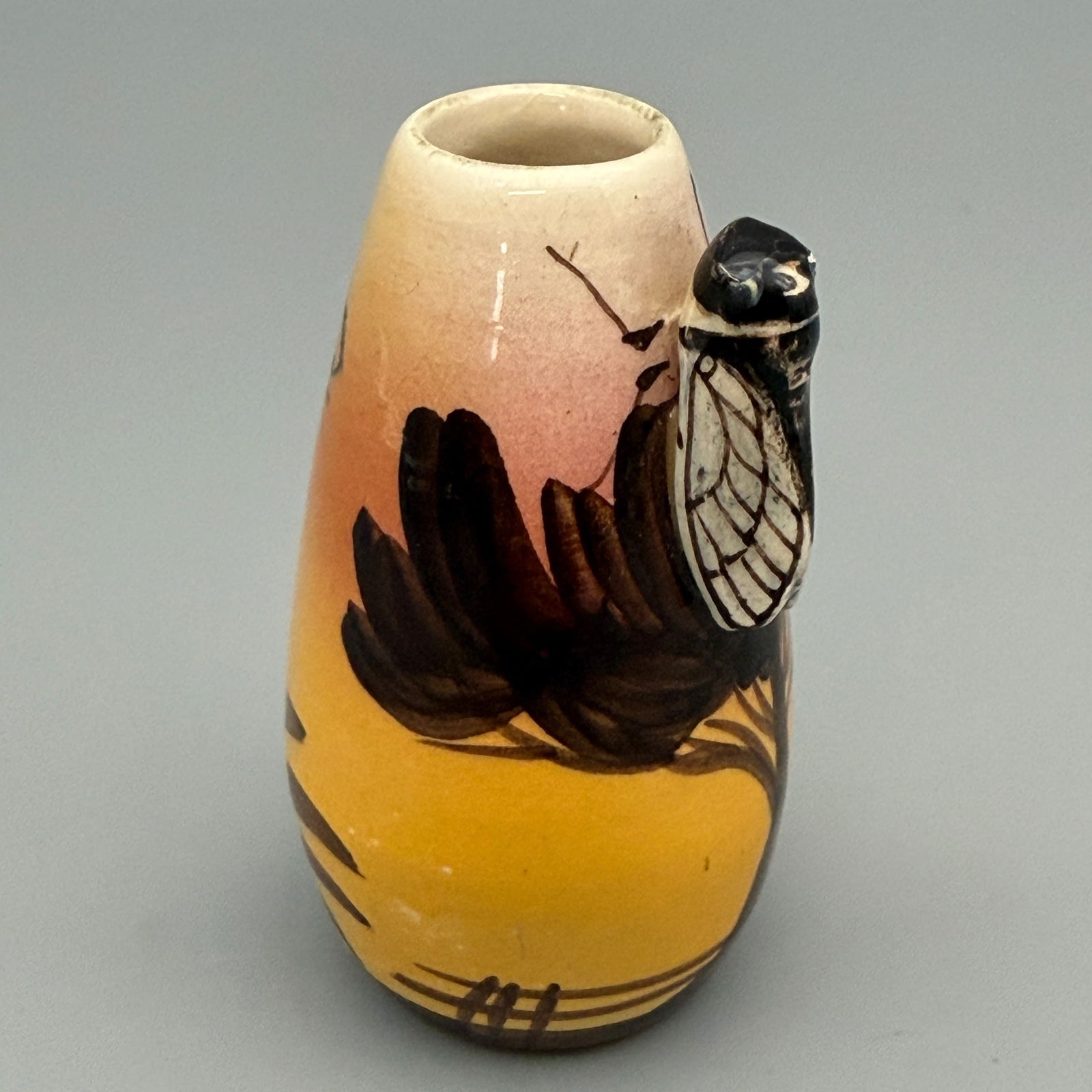 Two Louis Sicard "Cicada" vases - 6