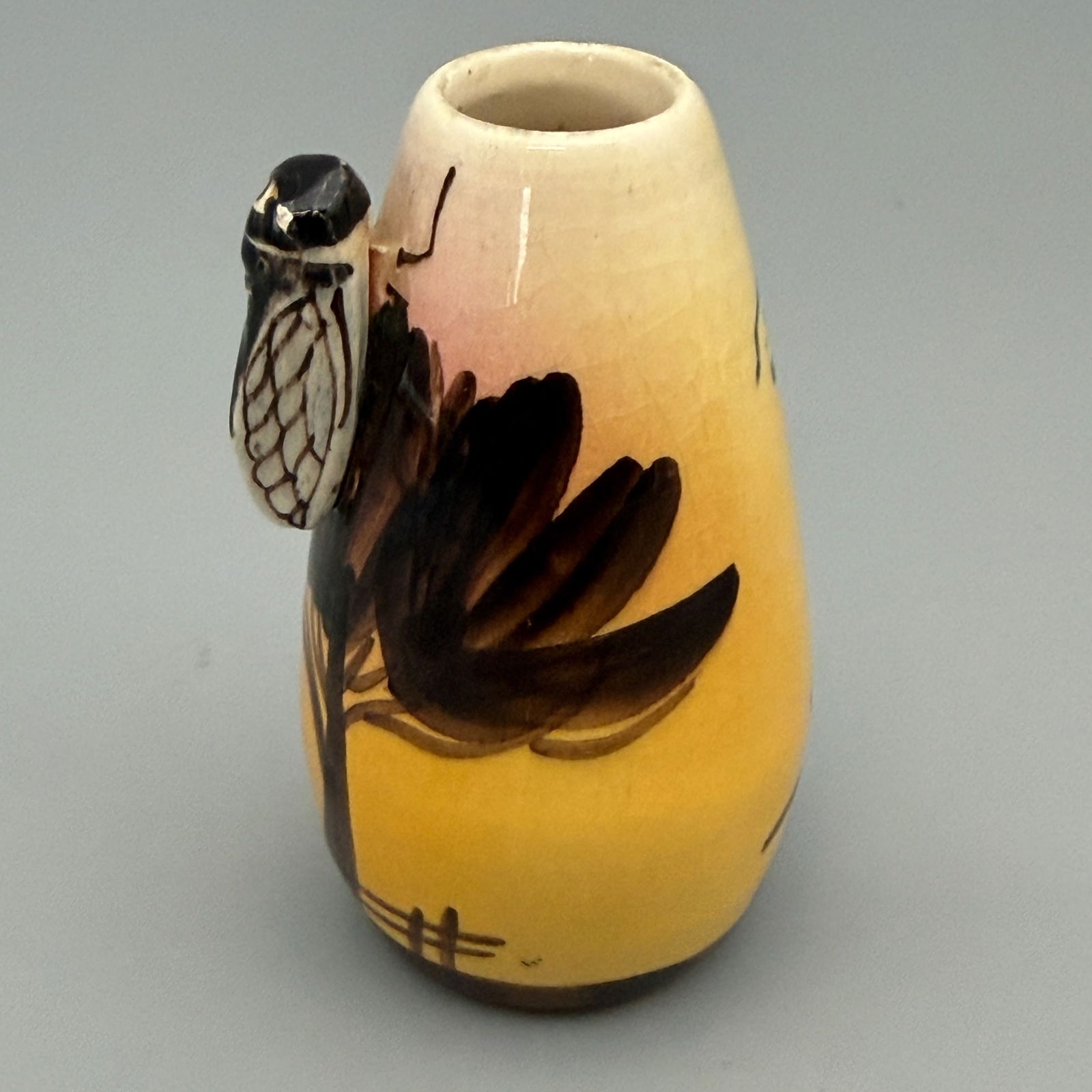 Two Louis Sicard "Cicada" vases - 8