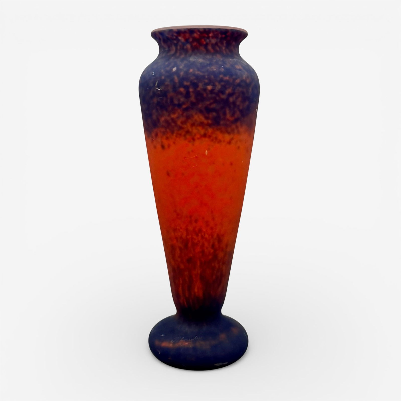 Schneider tall glass vase, two color (1 of 10)
