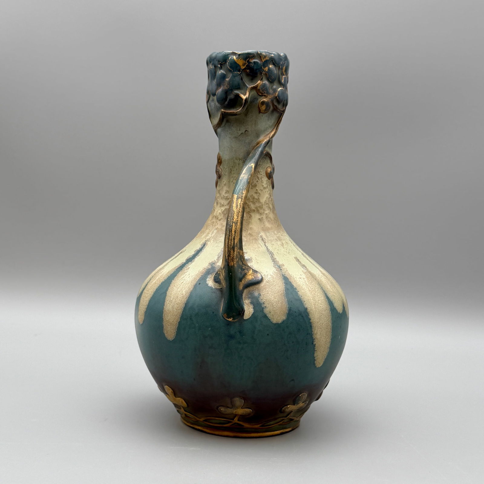 Amphora two handled vase, Scottish roses - 5