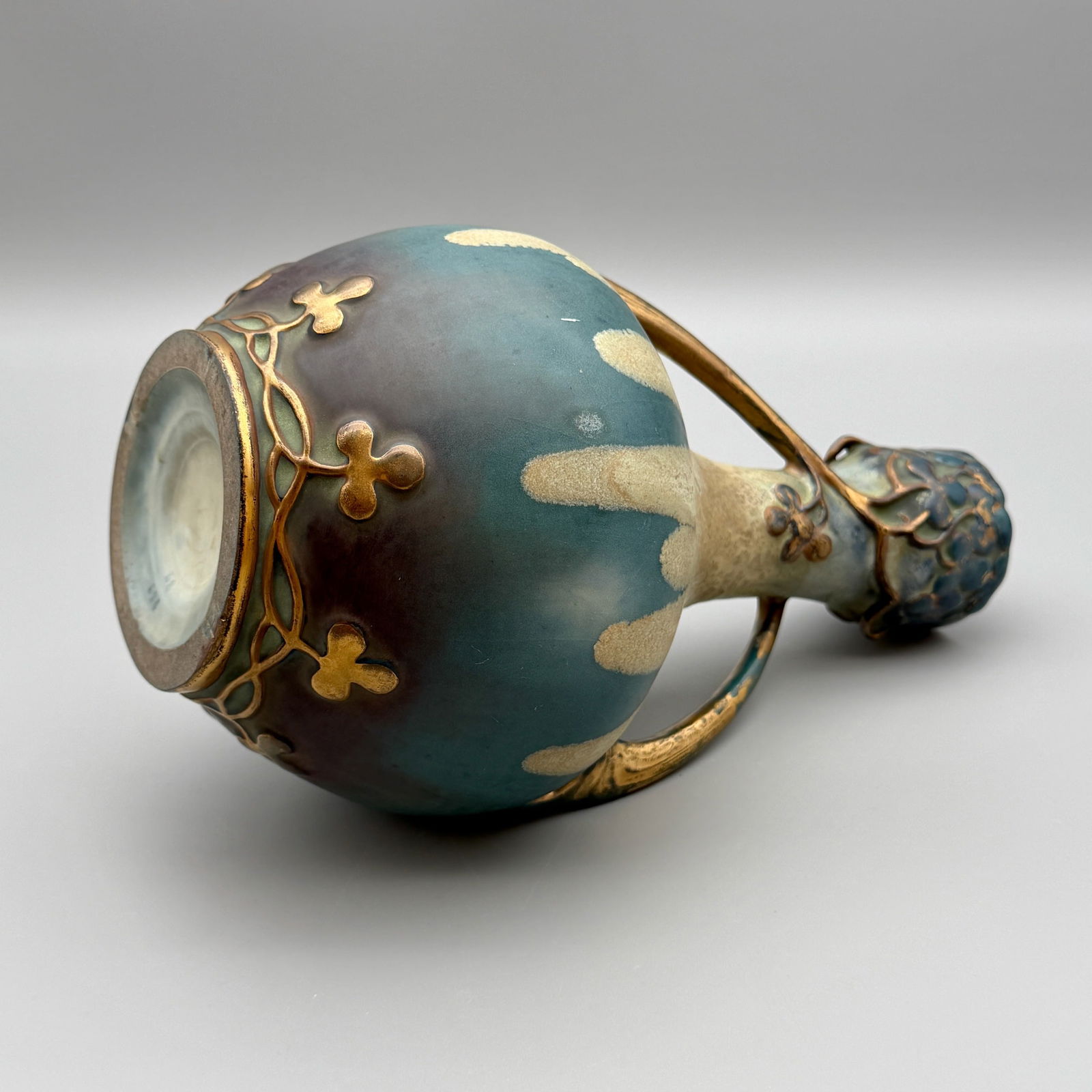 Amphora two handled vase, Scottish roses - 8