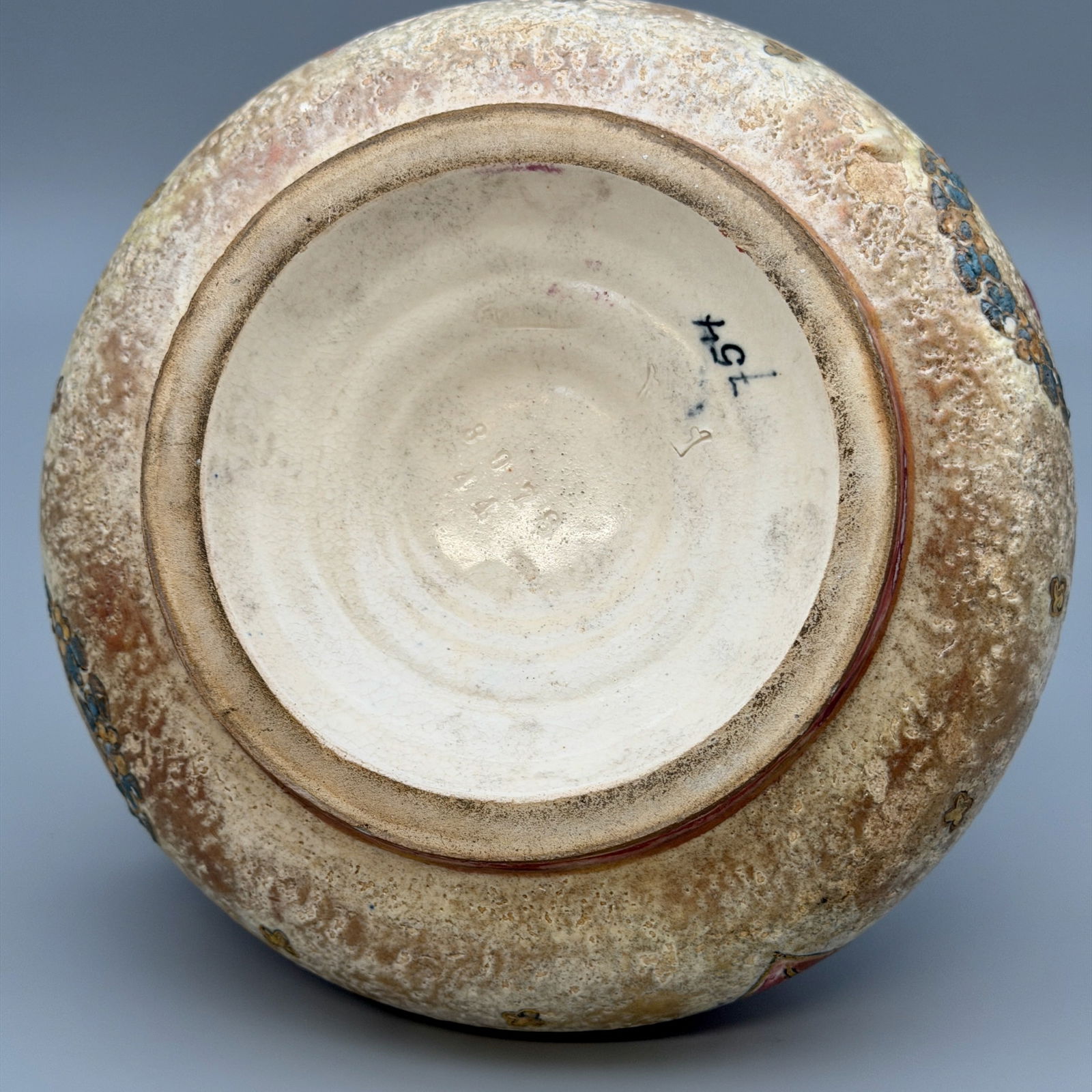 Amphora two handled vase, crystalline glaze - 7