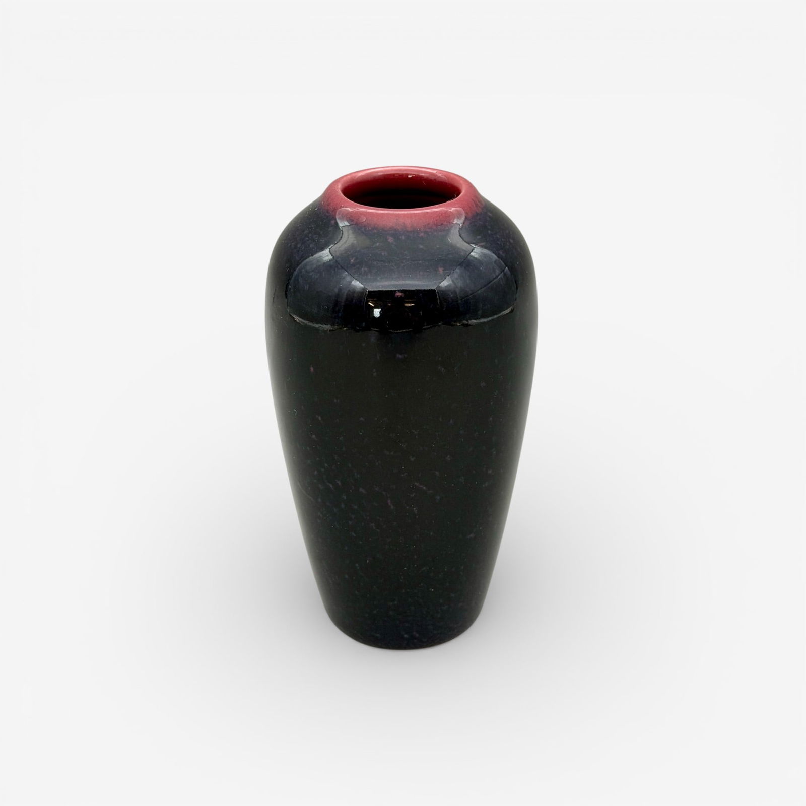 Rookwood Glaze Effect vase, rose and purple (1 of 3)