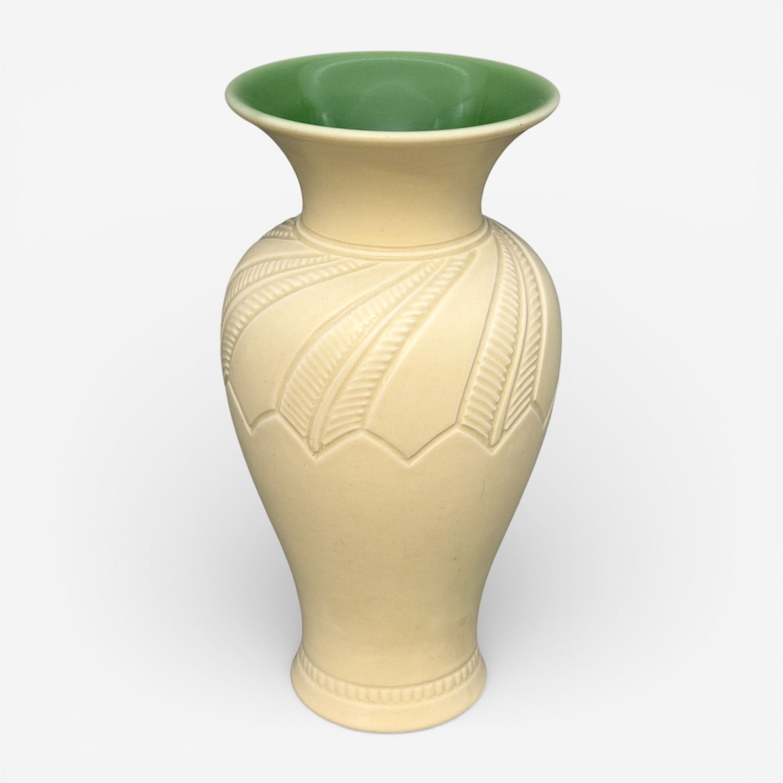 Hand incised Rookwood vase, Earl Menzel, 1937 (1 of 4)