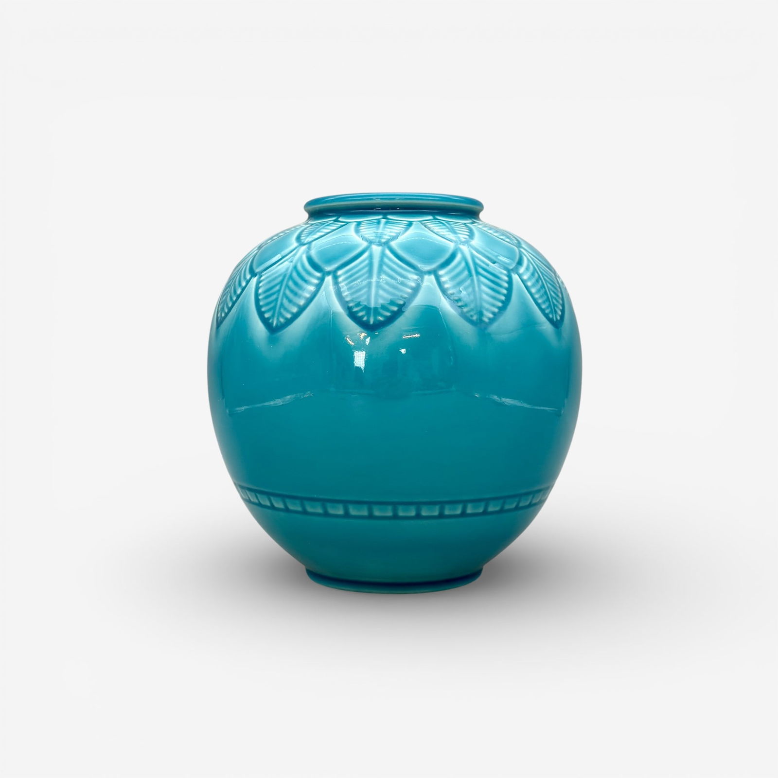 Hand incised Rookwood vase, Earl Menzel, 1937 (1 of 5)