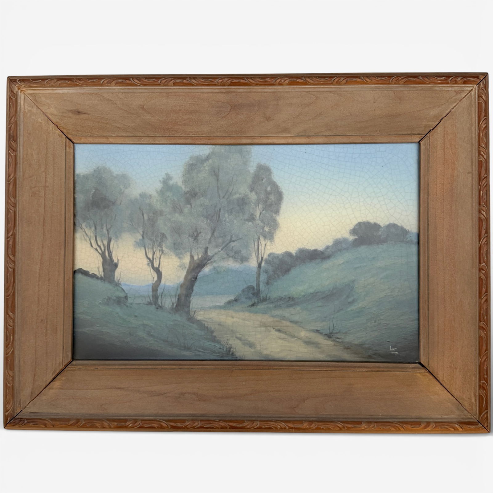 Rookwood Plaque, Epply, trees and country lane (1 of 5)