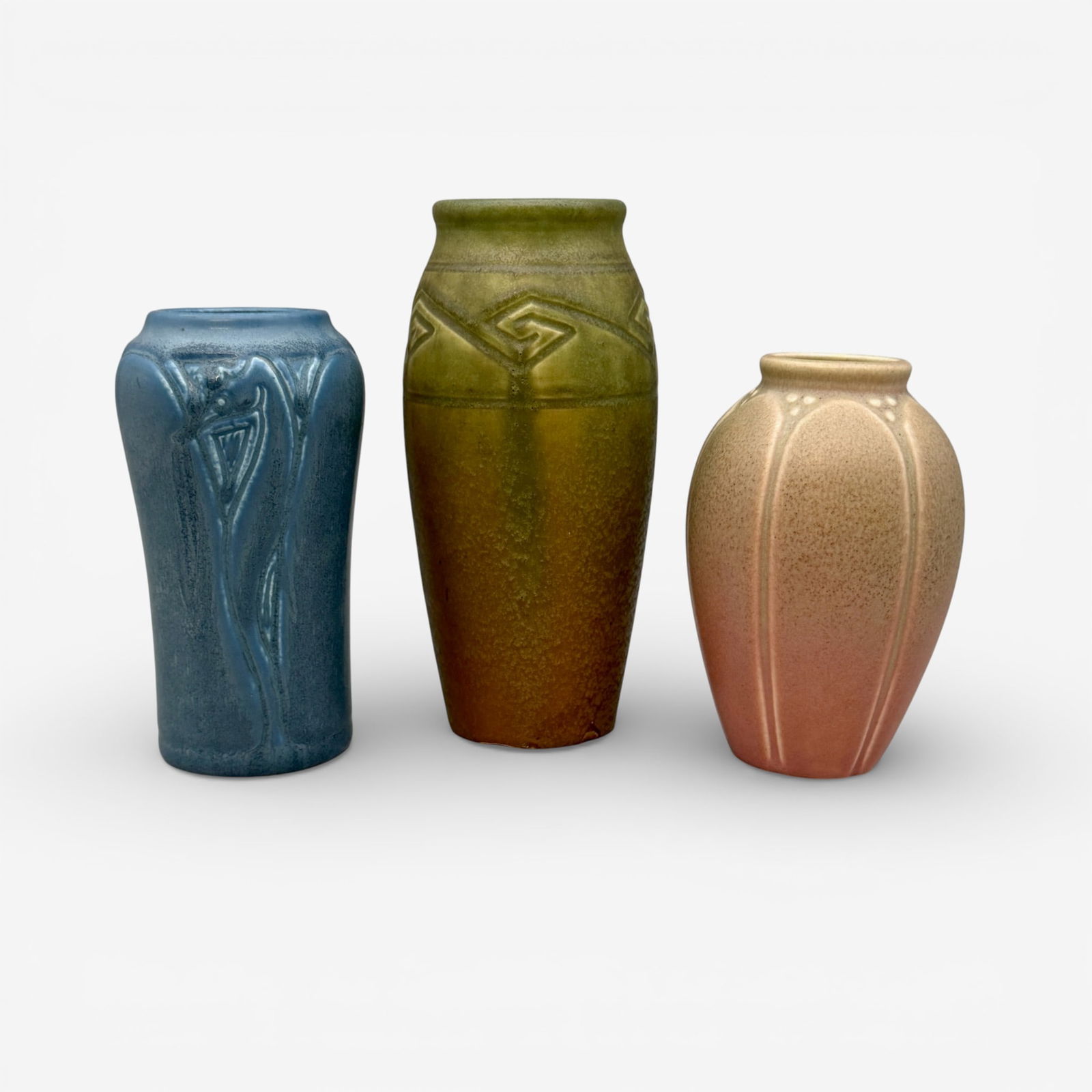 Three Rookwood production vases (1 of 9)