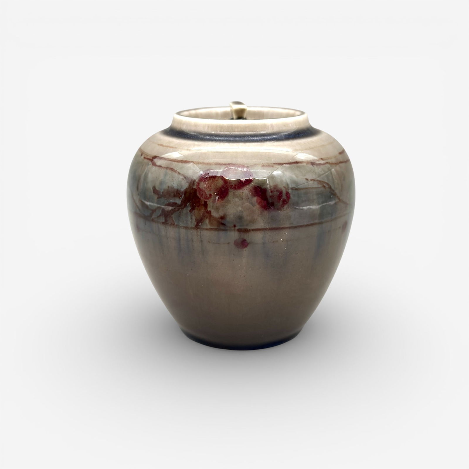 Rookwood Black Opal rose jar, Rothenbusch (1 of 5)