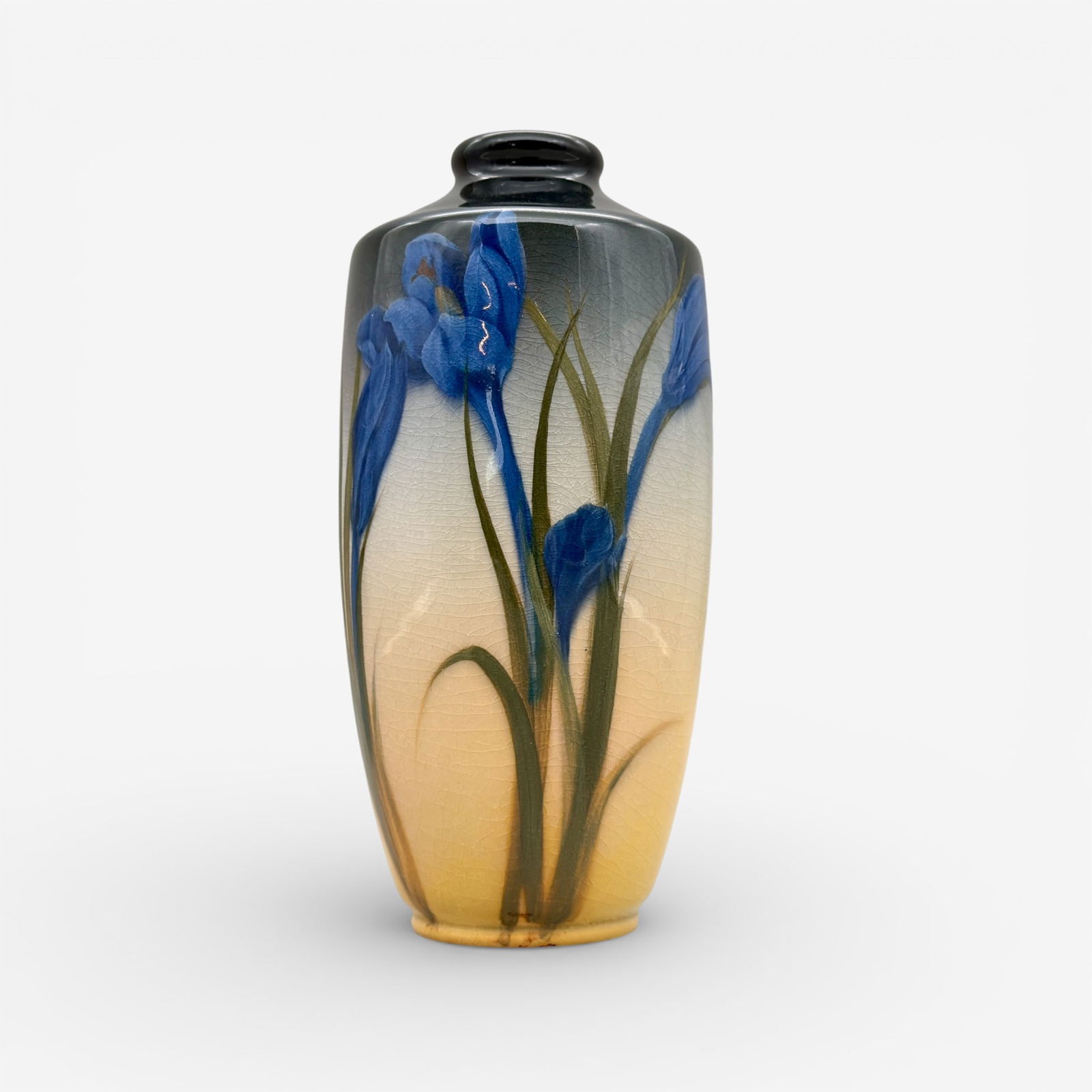 Rookwood iris glaze vase, tulips, Rotenbusch (1 of 7)