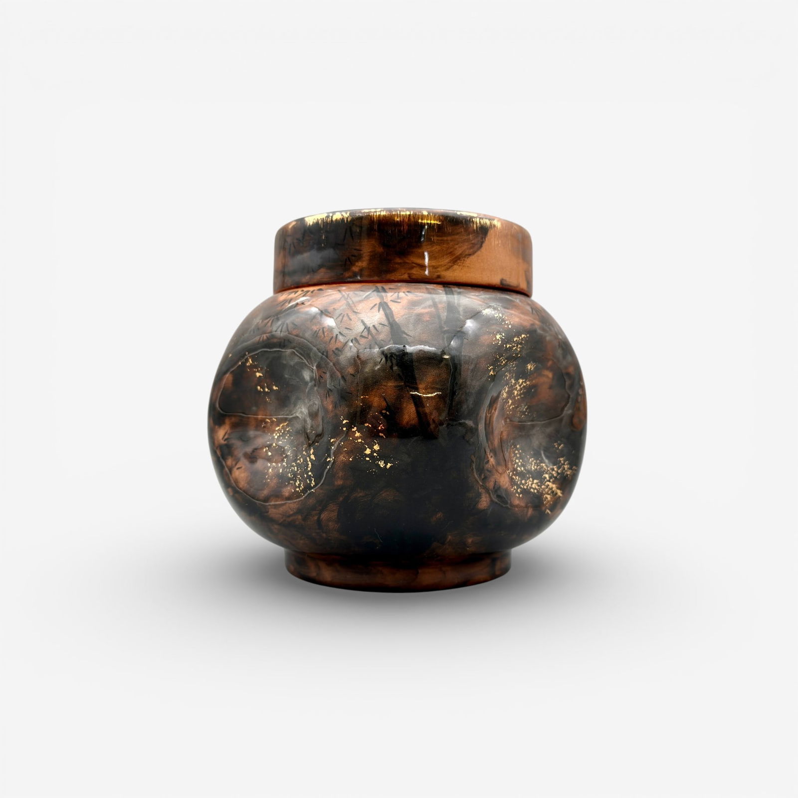 Rookwood Limoges style tea caddy, A.R. Valentien (1 of 11)