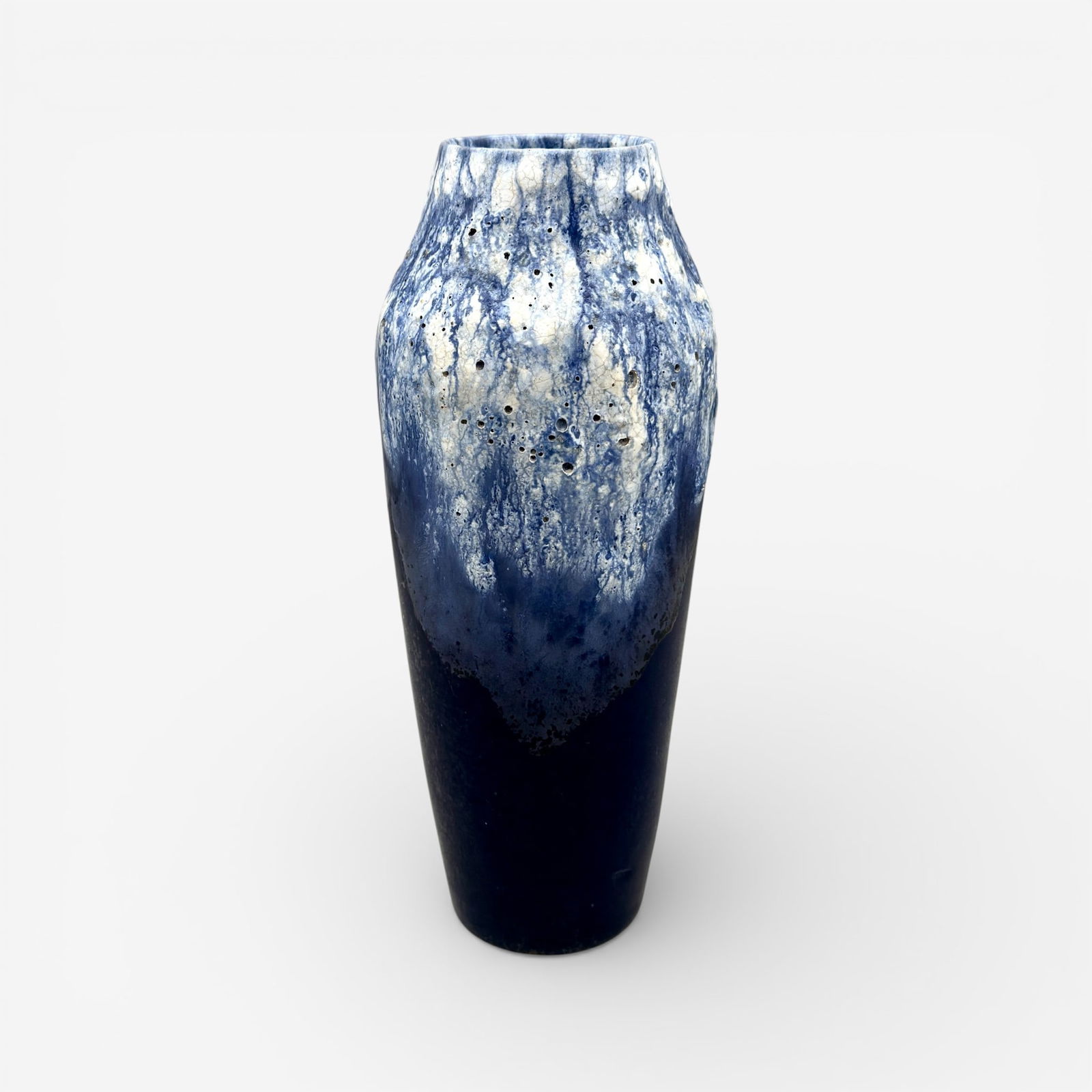 Uncommon Crossware vase, volcanic glaze - 2