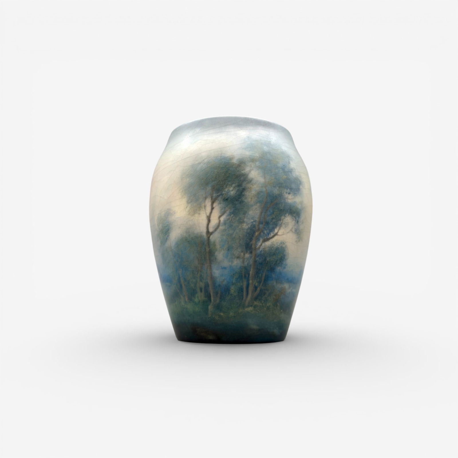 Rookwood Vellum Scenic vase, Diere, 1920 (1 of 7)