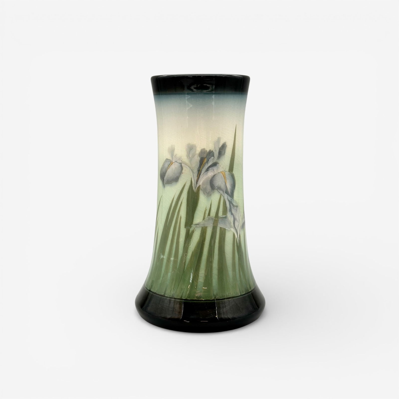 Rookwood Iris glaze vase, Japanese irises, Coyne (1 of 4)