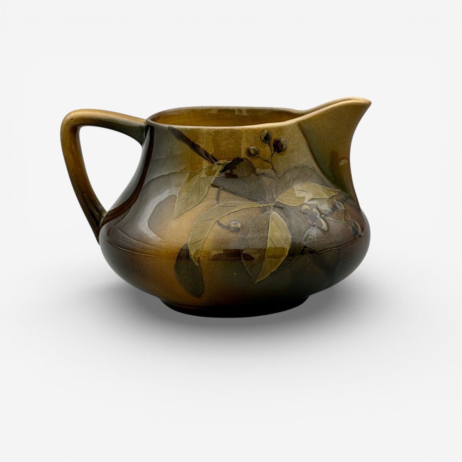 Rookwood Standard glaze creamer, Coyne, 1892 (1 of 8)