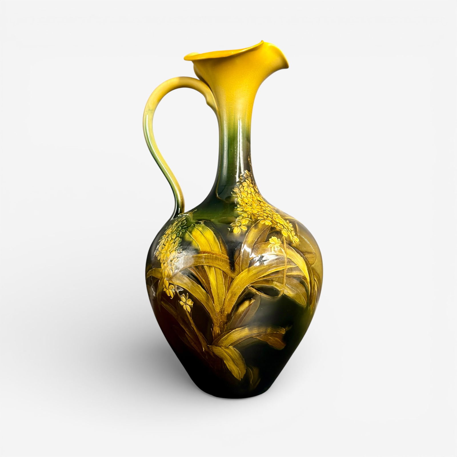 Large Rookwood Standard Ewer, ARV, floral, 1892 (1 of 8)