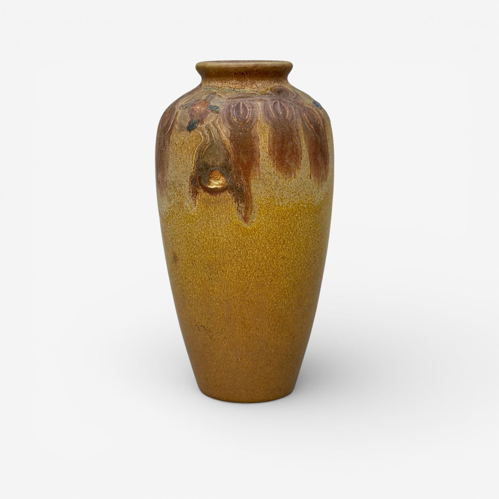 Rookwood Ombroso carved vase, Todd, 1914. (1 of 9)