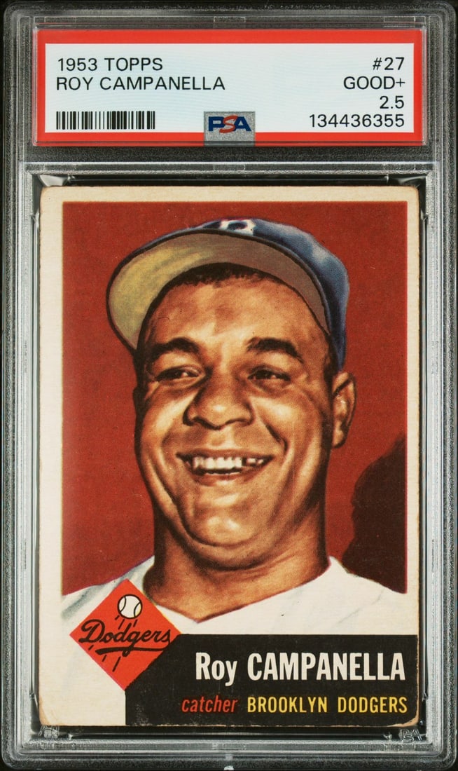 1953 Topps 27 Roy Campanella PSA 2.5 (1 of 2)
