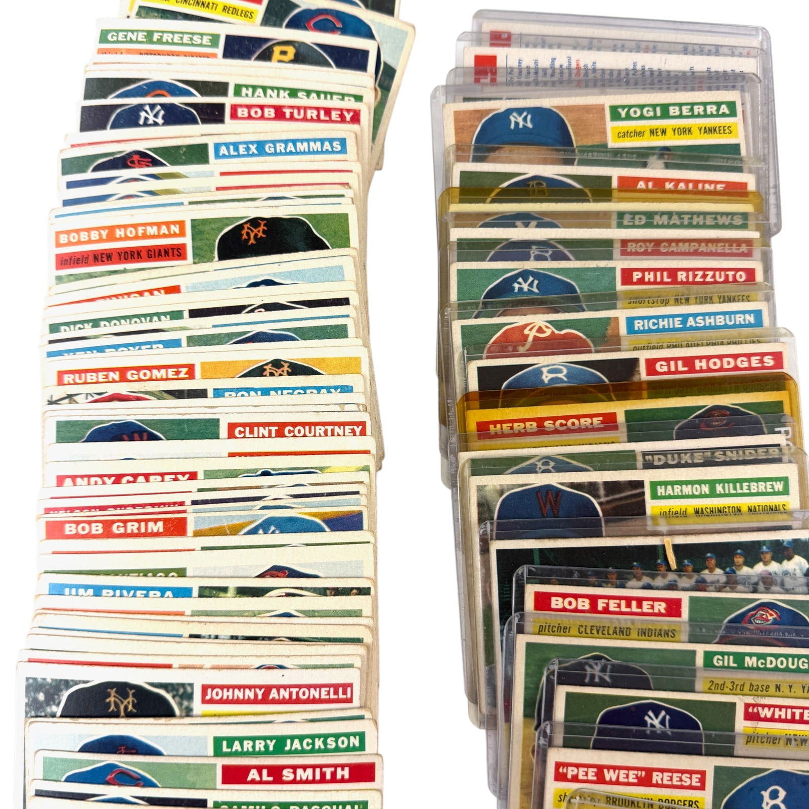 1956 Topps Near Complete Set, Plus Doubles - 6