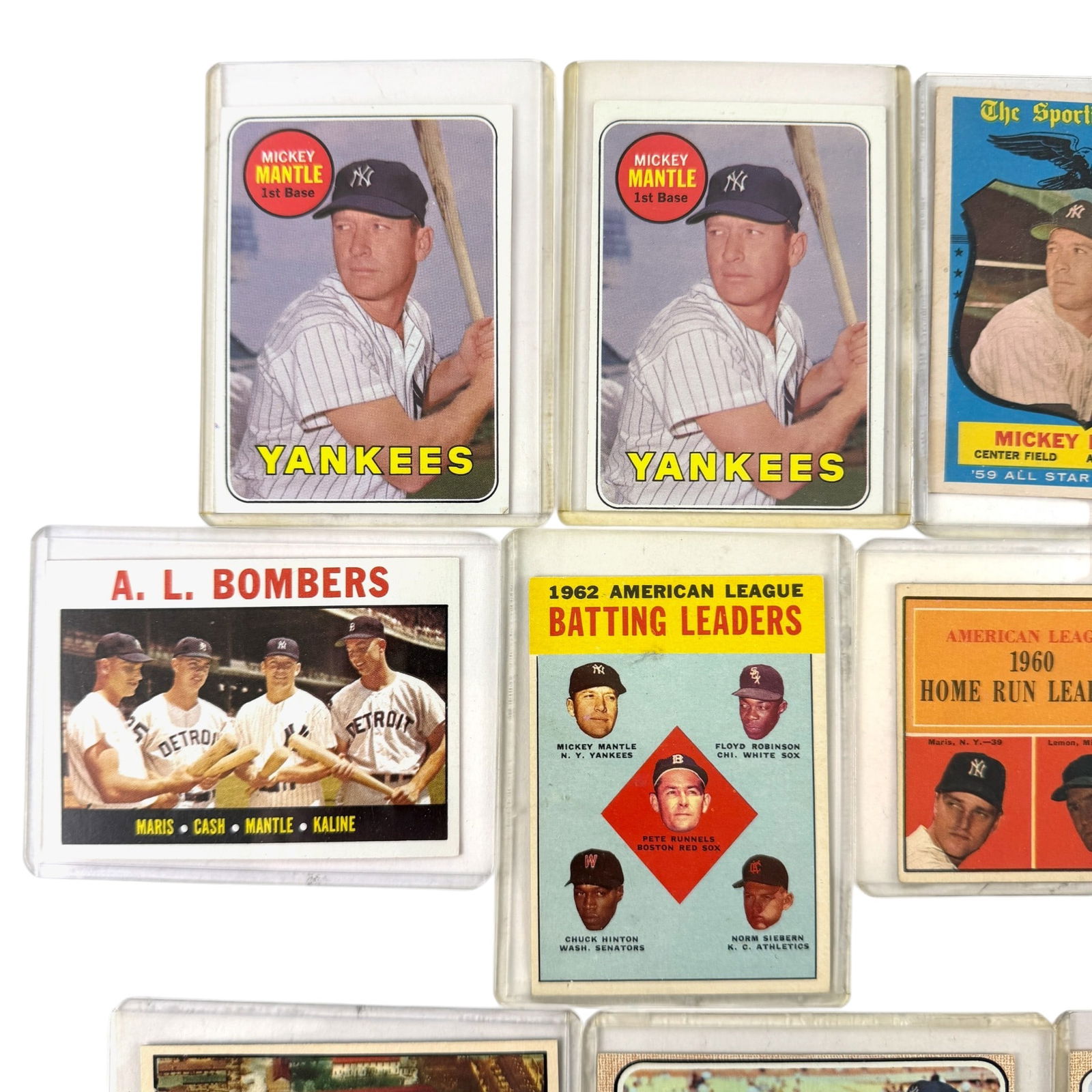 Mickey Mantle Card Grouping - 2