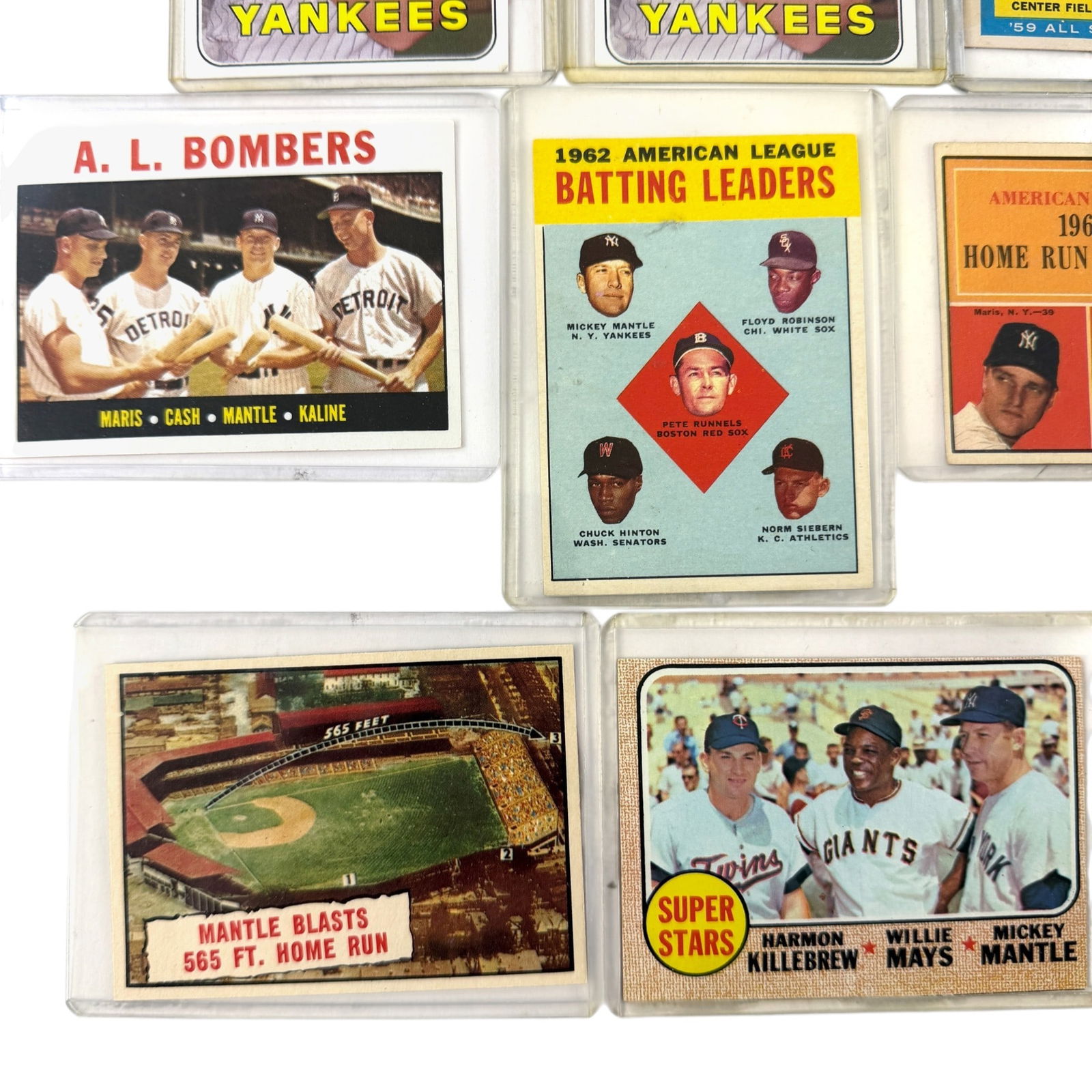 Mickey Mantle Card Grouping - 5