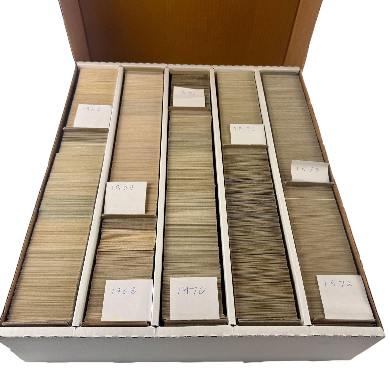 Near Complete Sets of 1967-1973 Topps Baseball Cards (1 of 4)