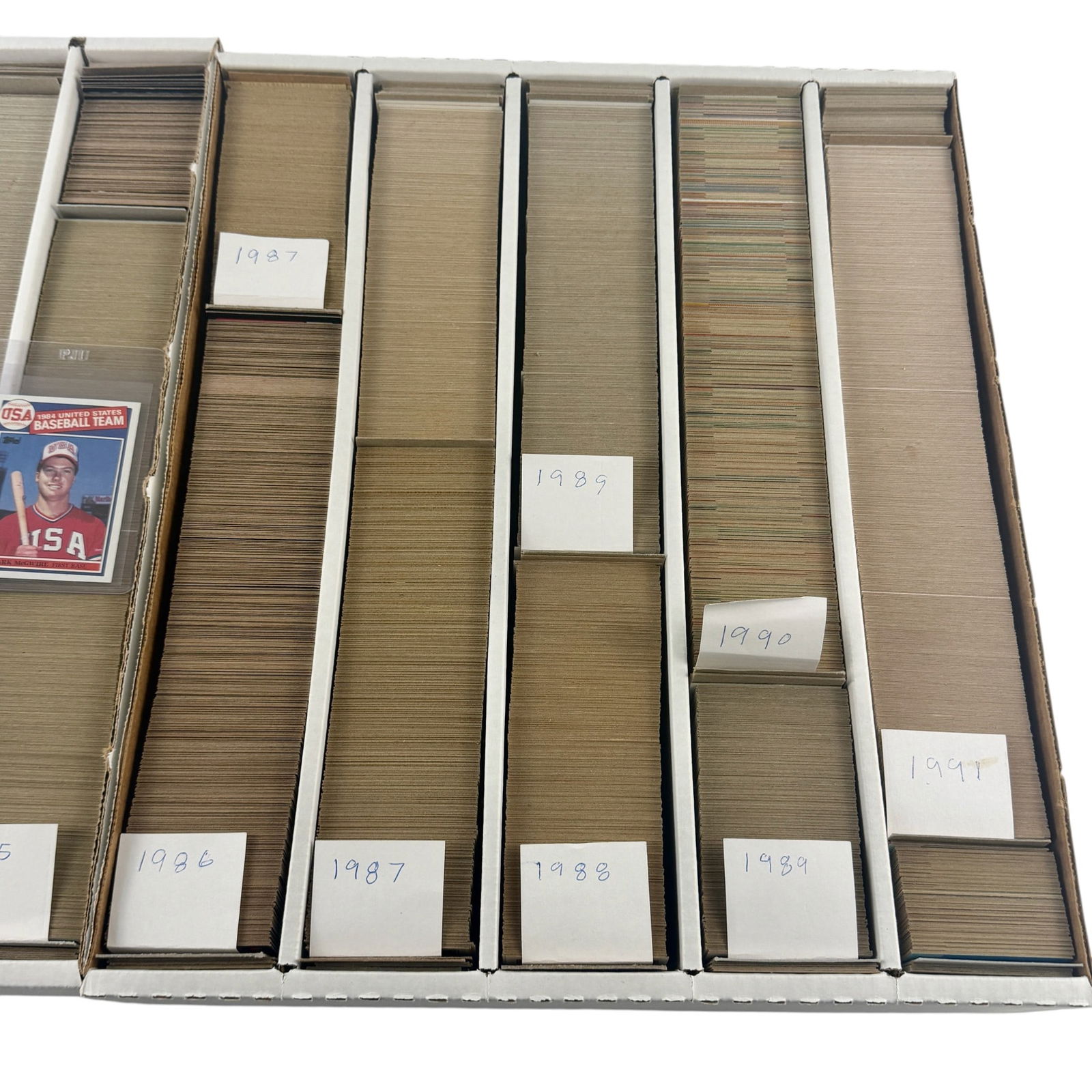 Virtually Complete 1980-1991 Topps Baseball Sets - 3
