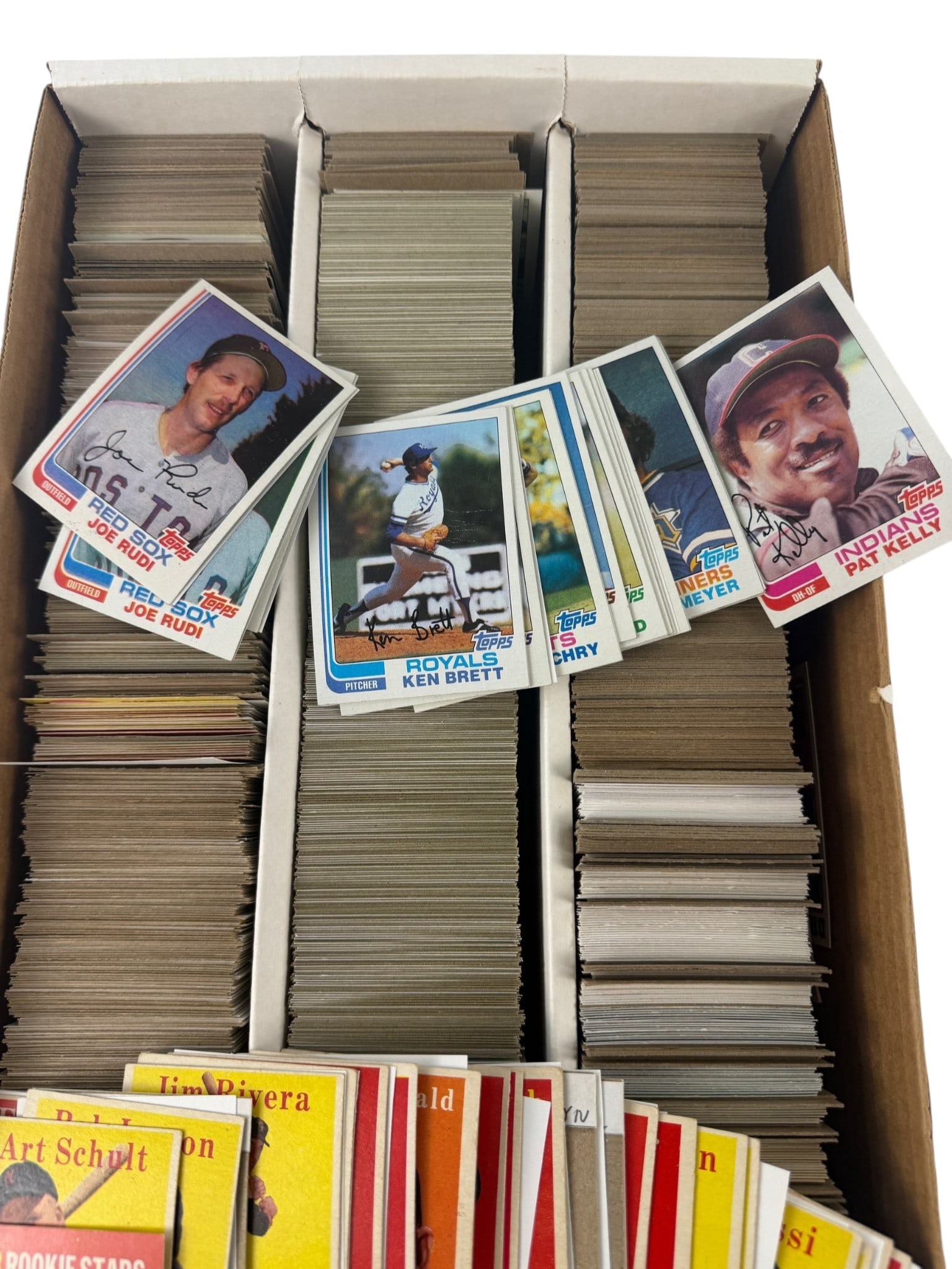 Large Boxed Group of Topps Baseball 1950s-1990s (1 of 17)