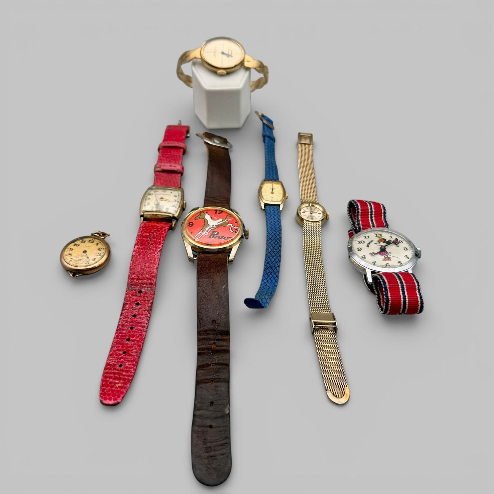 Group of Seven Wristwatches, Pocketwatch (1 of 10)