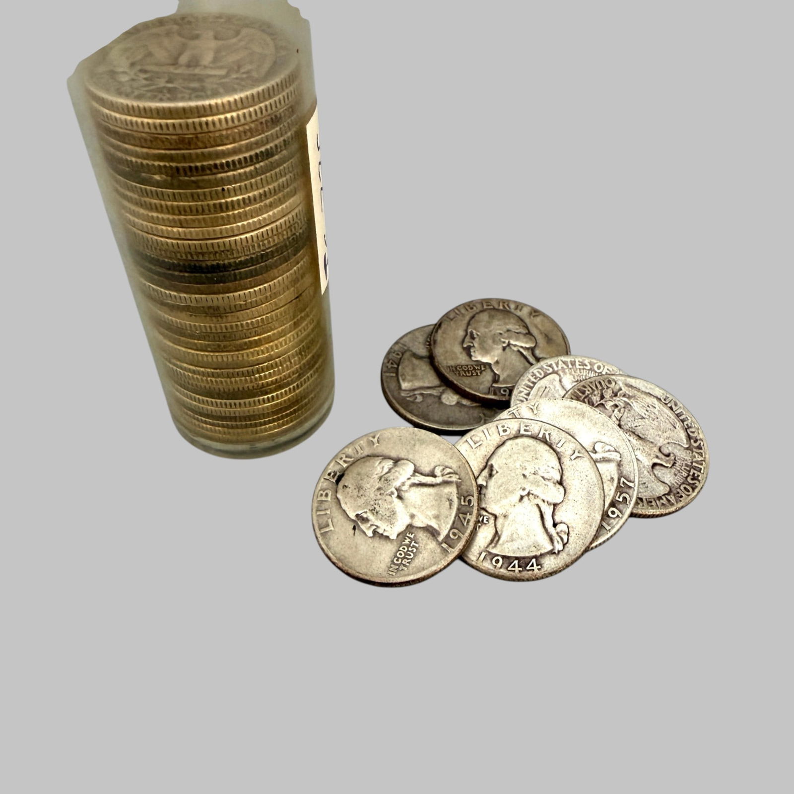 40 Silver Washington Quarters (1 of 2)