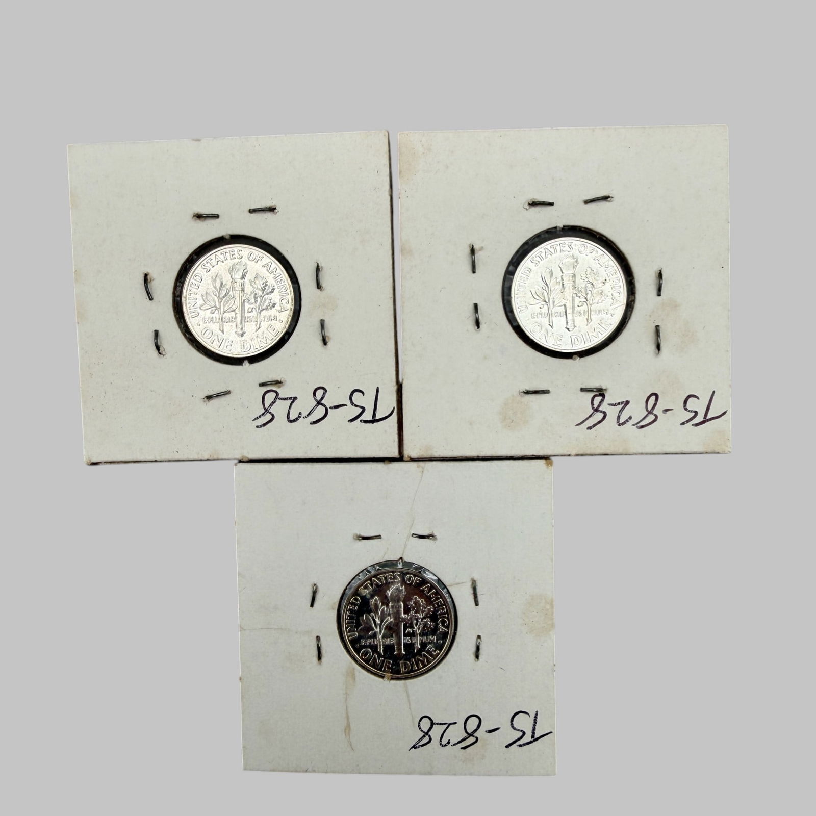 Three Proof Silver Roosevelt Dimes - 2