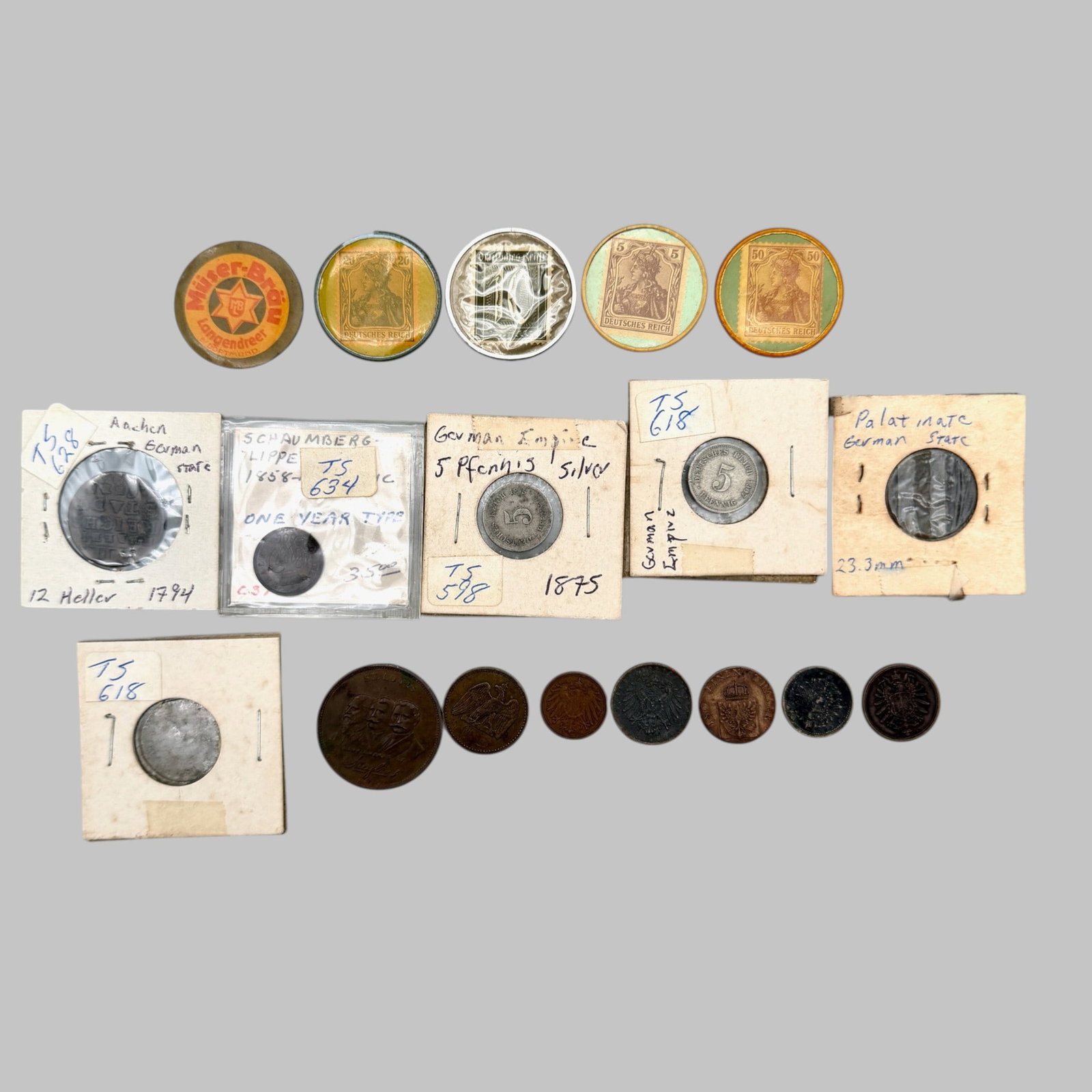 Group of Assorted German Coins (1 of 2)